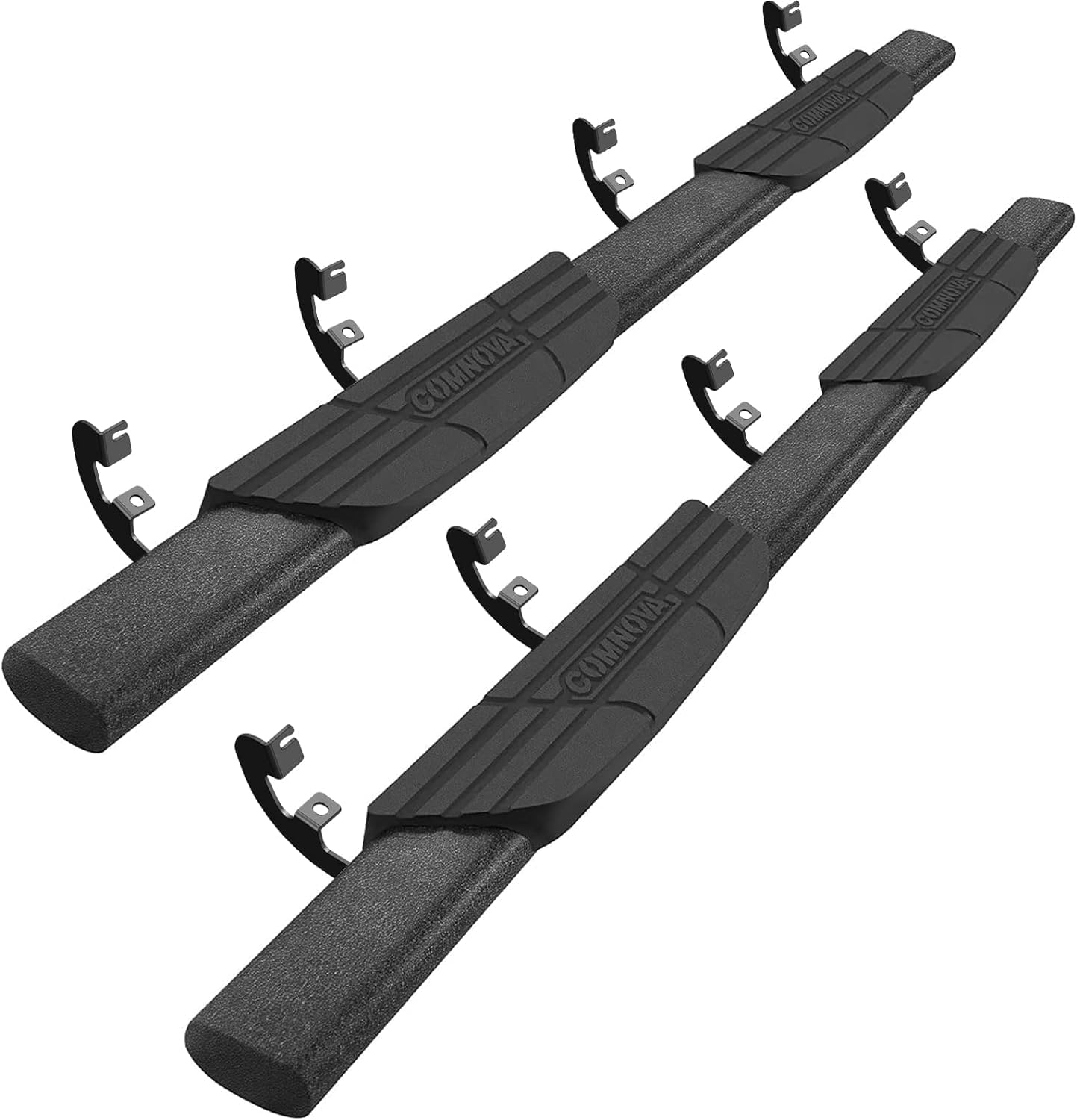 Comnova 4.5'' Side Steps Step Bars Compatible With 2019-2025 Chevy Silverado/Gmc Sierra 1500 Crew Cab, 2020-2025 Silverado/Sierr