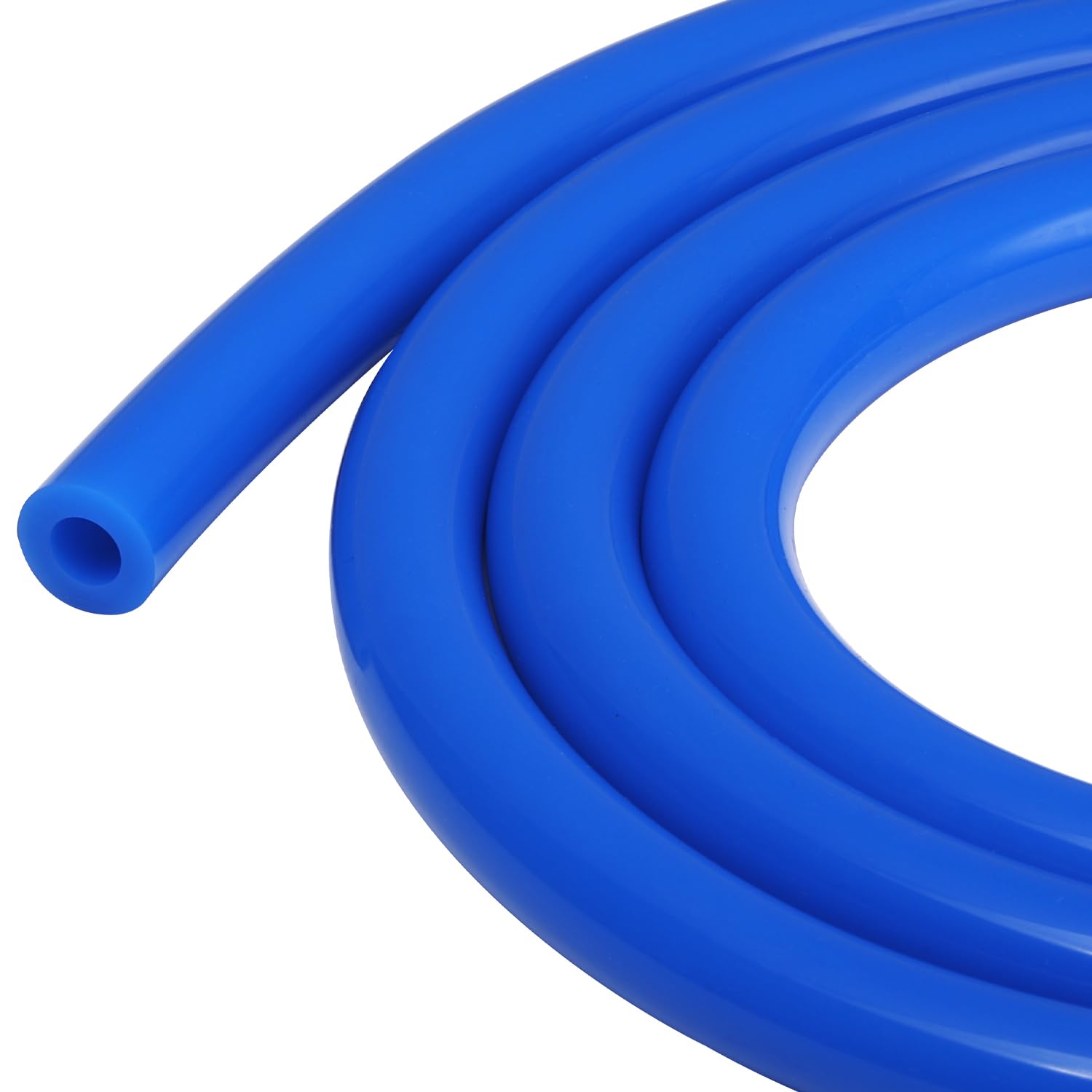 Podavelle 1/4'' 6mm ID Silicone Vacuum Hose Line Tubing 15FT Blue 130 PSI Maximum Pressure