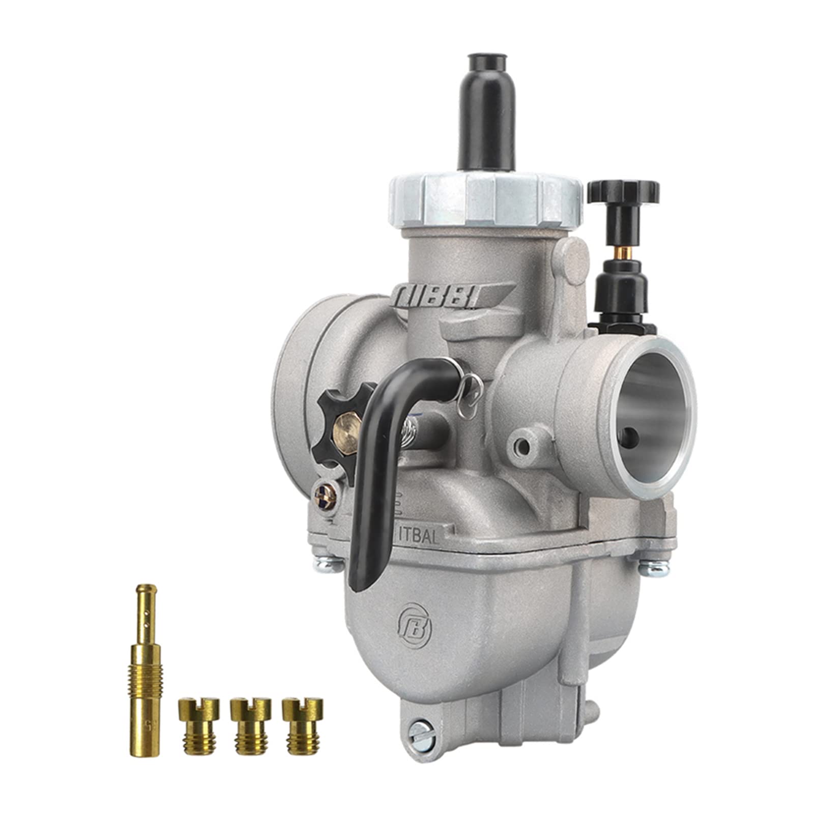 Nibbi Pe30Mm Carburetor,Motorcycle Carburetor With Carb Jets Fit 250Cc-300Cc Motorcycle Engine For Dirt Bike Mini Bike Yamaha Ka
