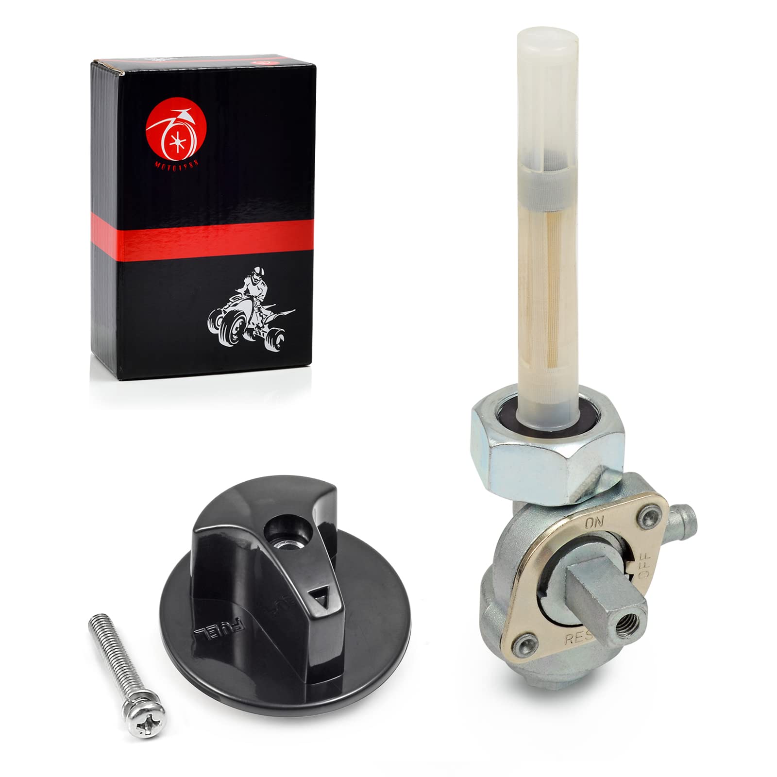 MOTO1988 Fuel Valve Petcock for HONDA TRX200 SX Fourtrax 200 (1986-1988) - OEM Part 16950-HB3-005