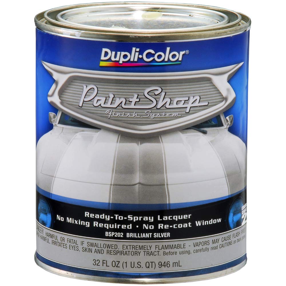 Dupli-Color Bsp202 Paint Shop Finish System Base Coat - Brilliant Silver Metallic - 32 Oz. Automotive Paint