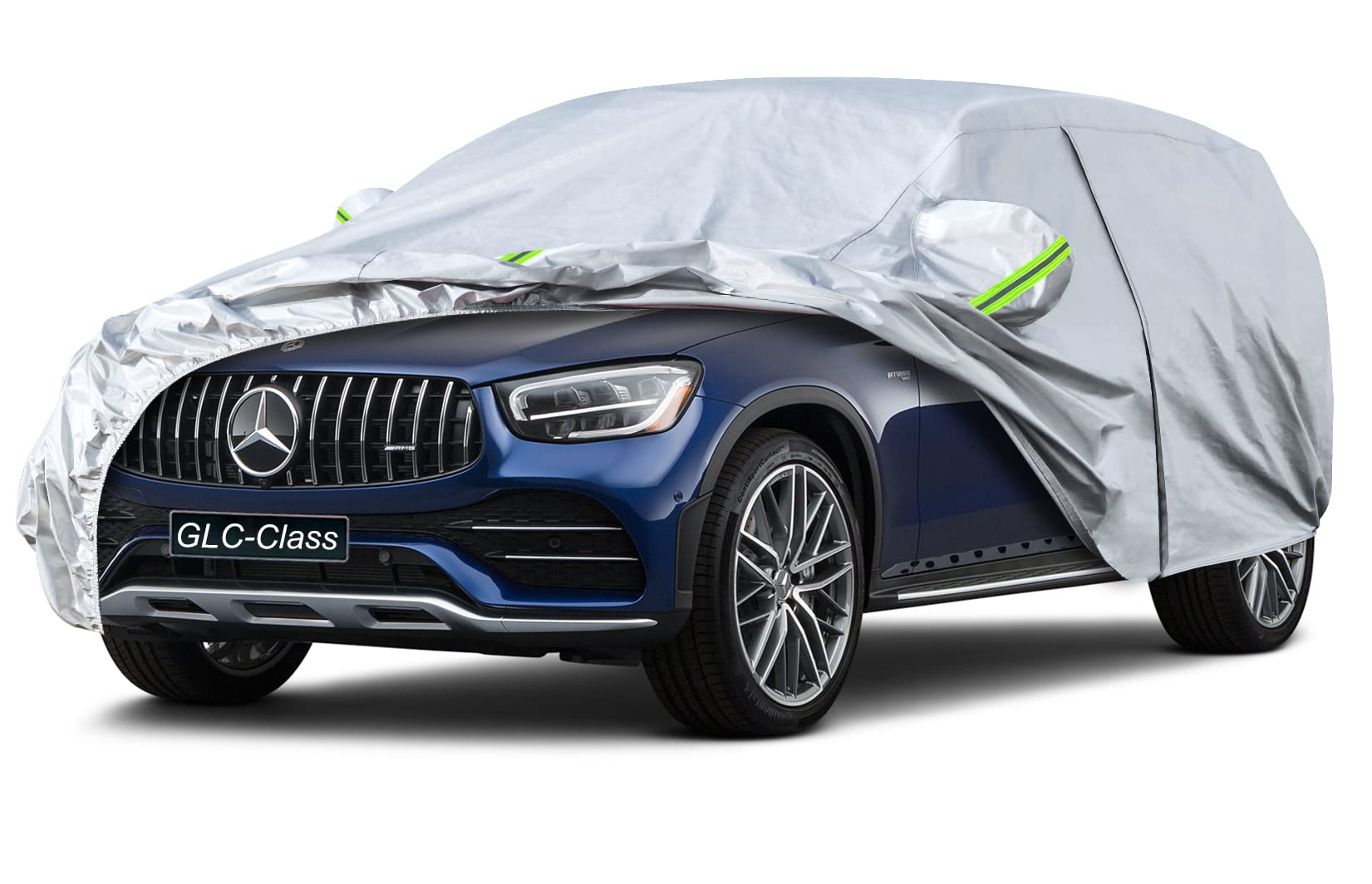 Koukou SUV Car Cover Custom Fit Mercedes Benz GLC 300 350 from 2015 to 2025, Waterproof All Weather for Automobiles, Sun Rain Du