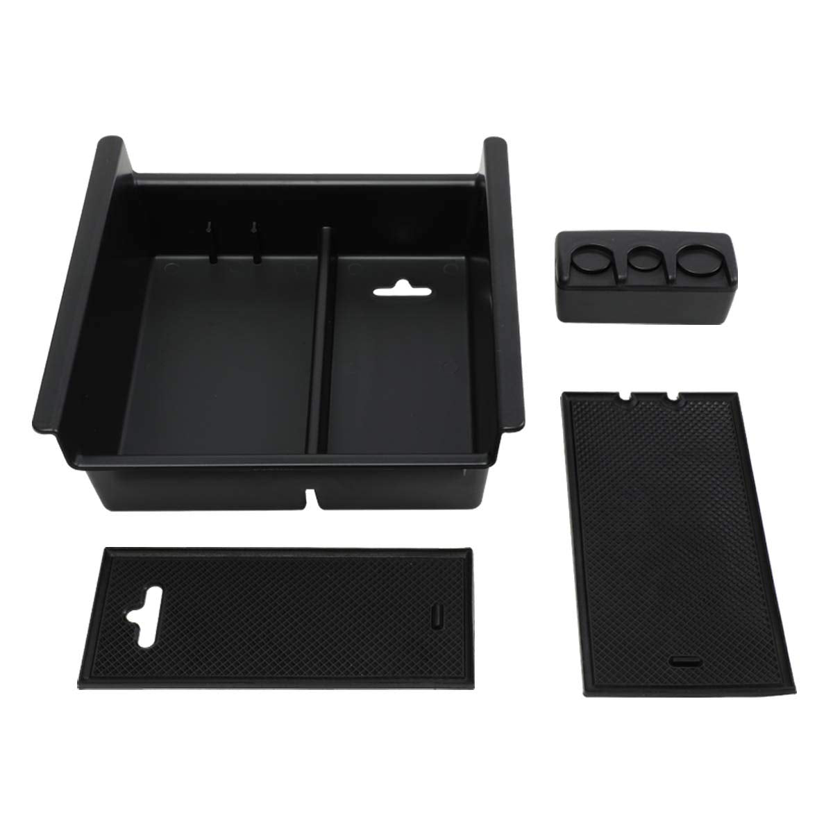Dna Motoring Ztl-Y-0021 Center Console Armrest Organizer Tray [For 10-18 4Runner],Black