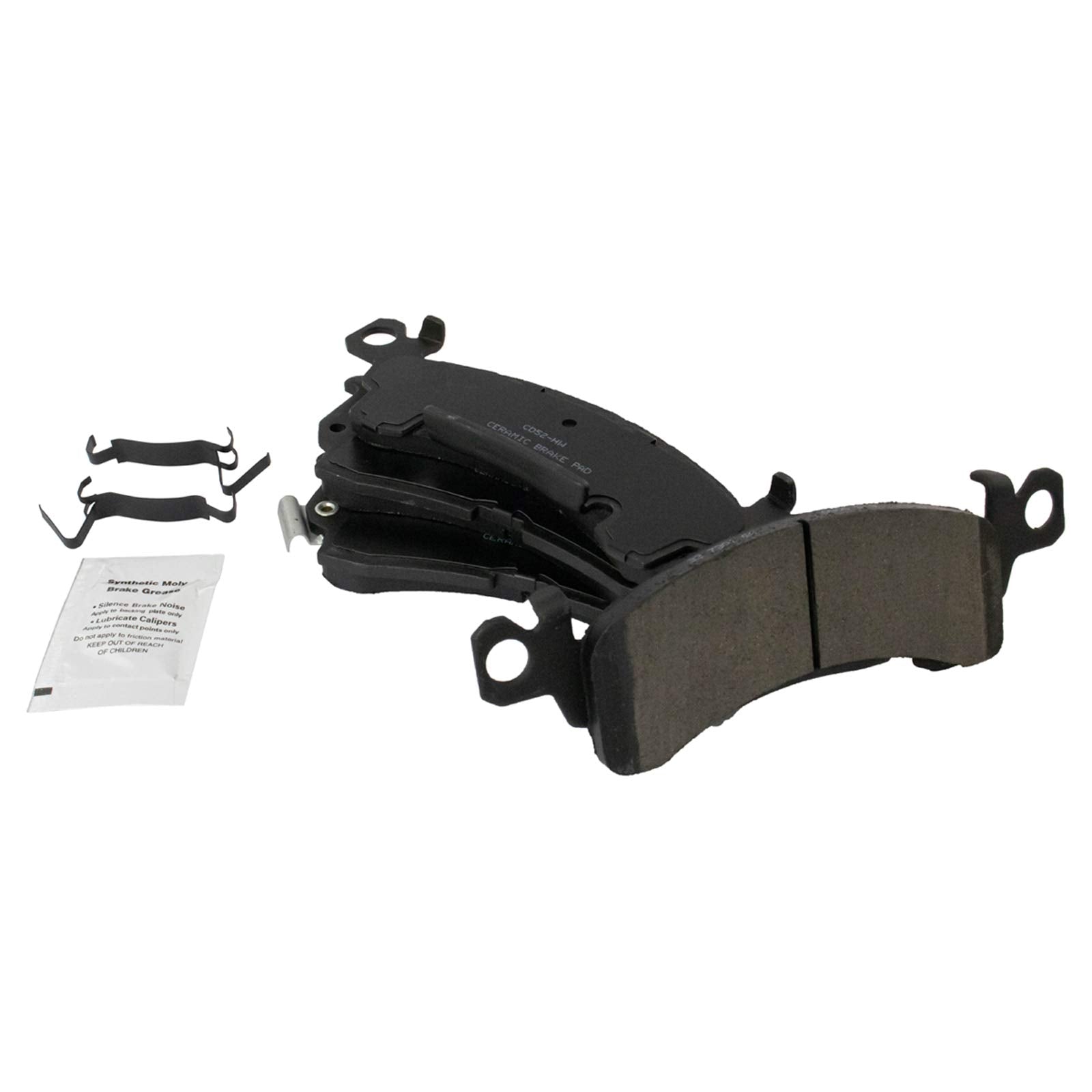 Trq Front Brake Pad & Rotor Kit Brake Pads Brake Rotor Ceramic Compatible With 1991-1996 Buick Roadmaster 1991-1992 Cadillac Bro
