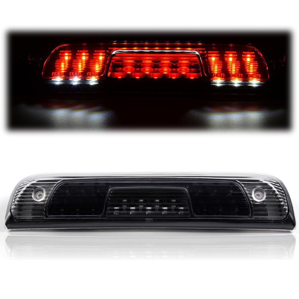 G-PLUS Full LED 3rd Third Brake Cargo Lights Assembly 2014-2018 Compatible with Chevy Silverado & GMC Sierra 1500 2500HD 3500HD 