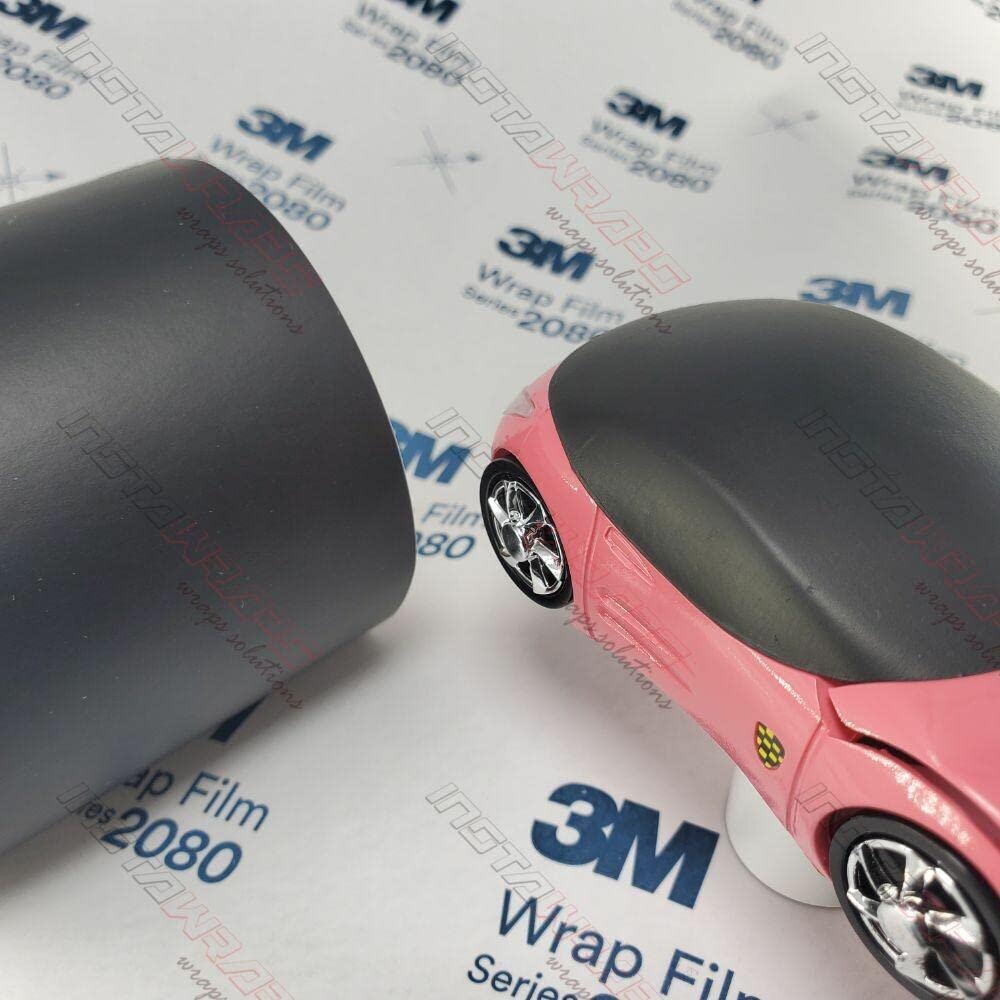 3M 1080 M12 Matte Black 5Ft X 10Ft (50 Sq/Ft) Car Wrap Vinyl Film