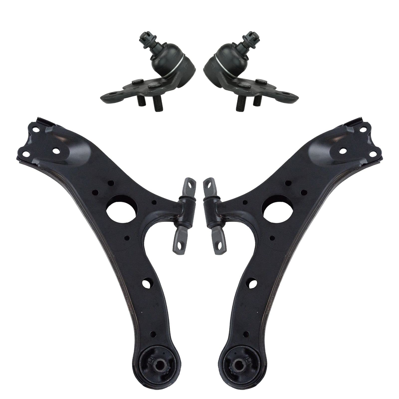 TRQ Front Lower Control Arm with Ball Joint Set Compatible with 2010-2022 Lexus RX350 2018-2022 RX350L RX450h RX450hL 2008-2019 