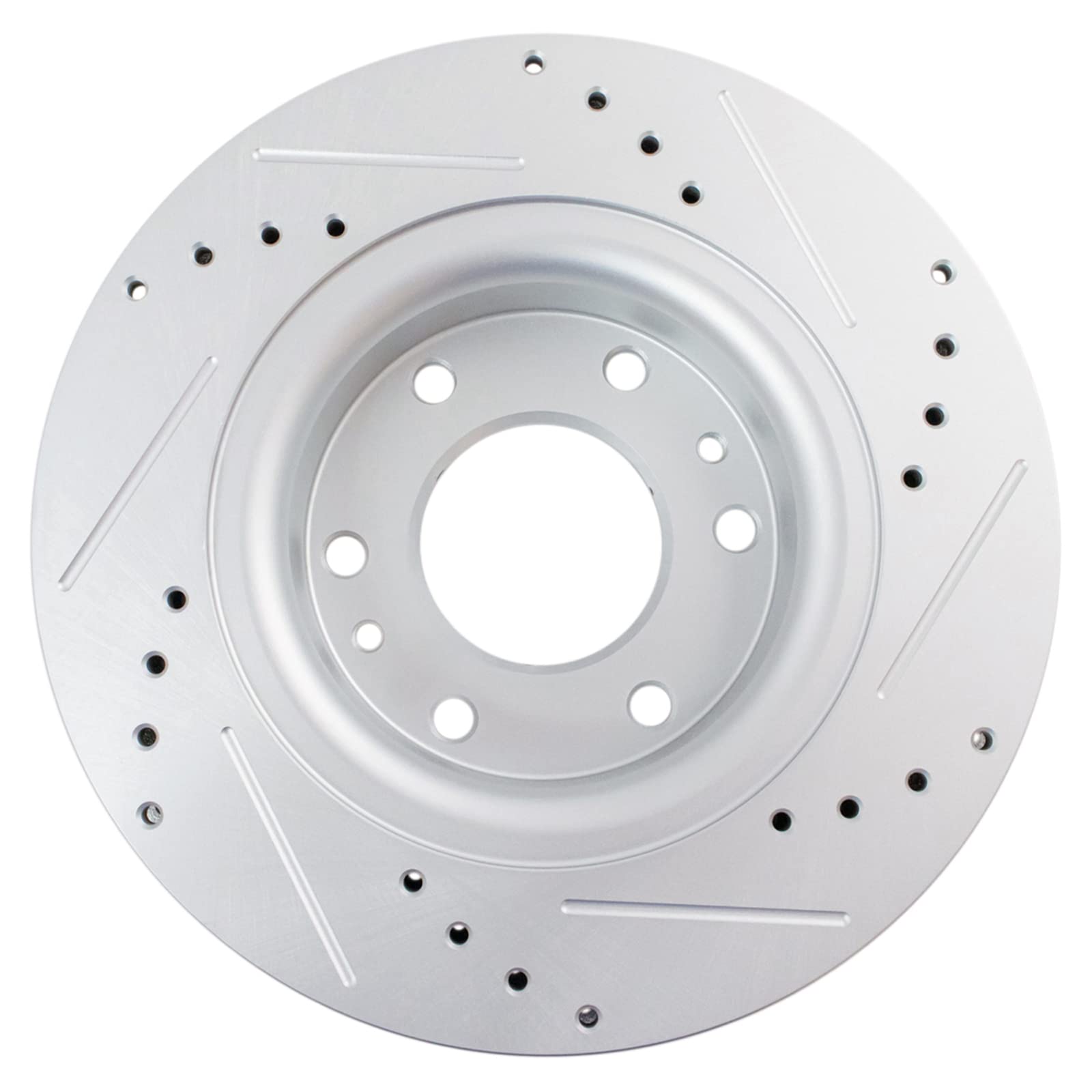 Trq Front Performance Brake Rotors Set Premium G-Coated Compatible With 2006-2007 Buick Rainier 2006-2009 Chevrolet Trailblazer