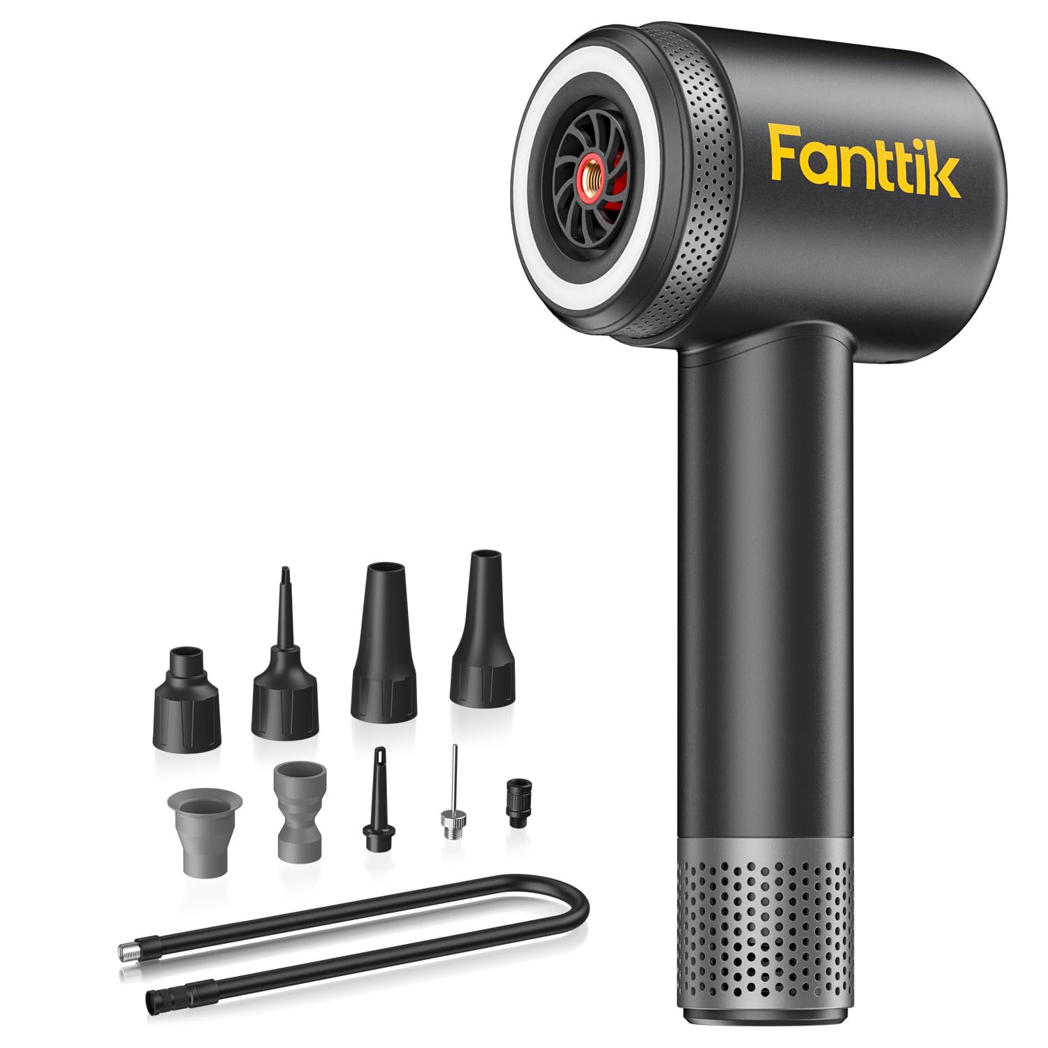 Fanttik X9 Classic Tire Inflator Portable Air Compressor with Light and Power Bank, 150PSI Cordless Air Pump for Car, Motorcycle