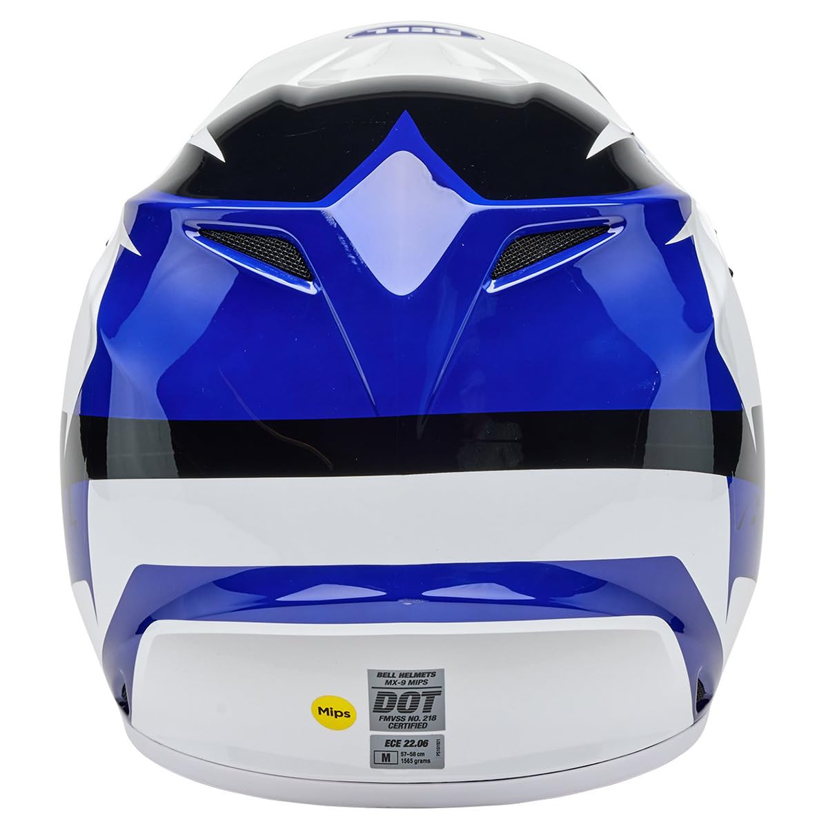 Bell Mx-9 Mips Dirt Helmet (Gloss Rift Blue/White - X-Large)