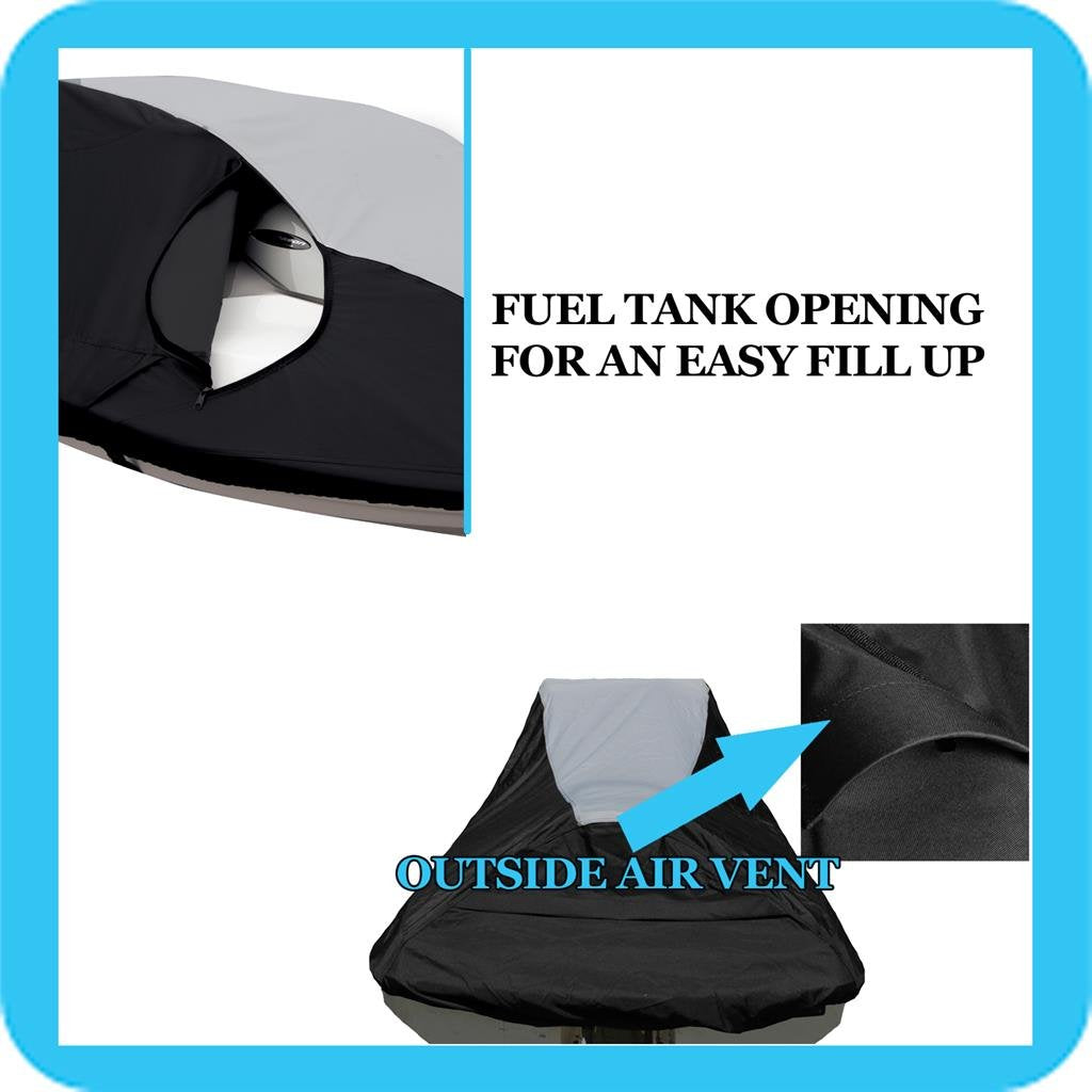 Compatible for Sea Doo Jet Ski Spark TRIXX 2up Cover 2017 2018 2019 2020 2021 2022 Jetski Cover 2 Seater 600 Denier