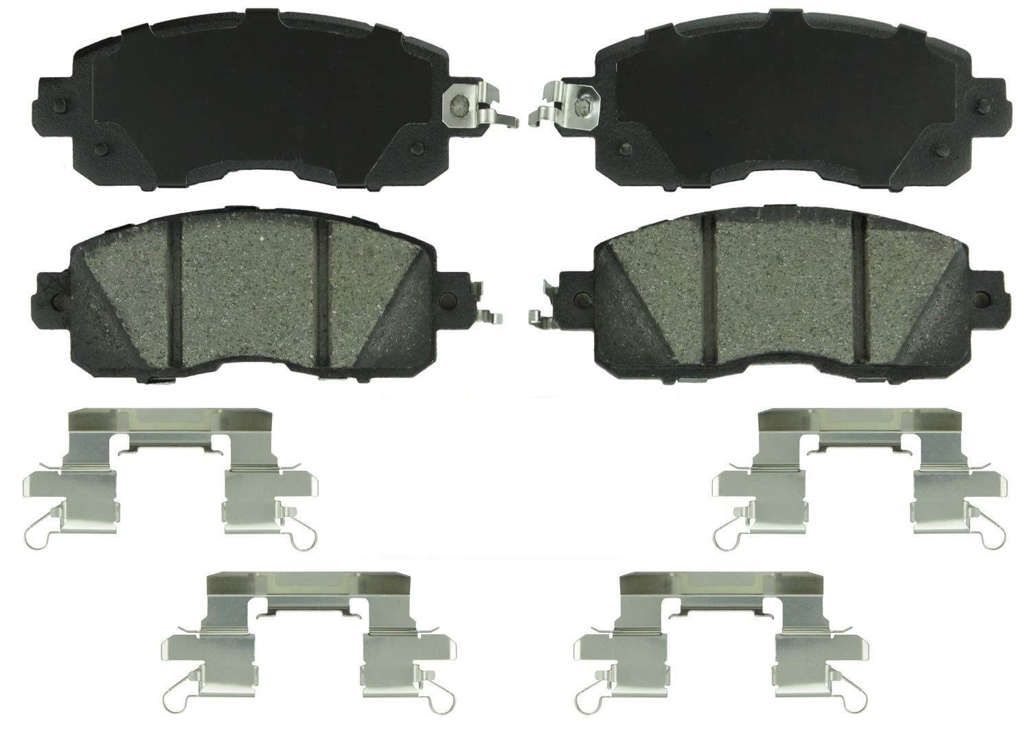 Bosch Bc1650 Quietcast Premium Ceramic Disc Brake Pad Set - Compatible With Select Nissan Altima, Leaf; Front