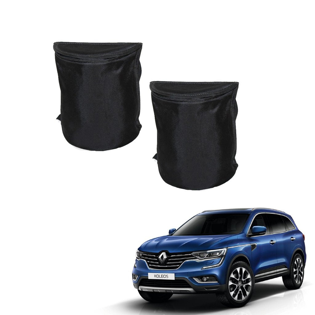 Kozdiko Semi Cylindrical Car Dustbin Set of 2 Pcs for Renault Koleos