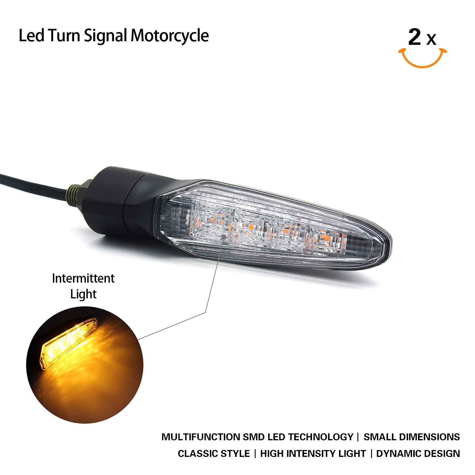 Smd Led Technology Universal Turn Signal Light Adopt Osram Lamp Beads For Yamaha Mt-09 Fz-09 Yzf-R6 R3 For Honda Cb919 Cbr250 10