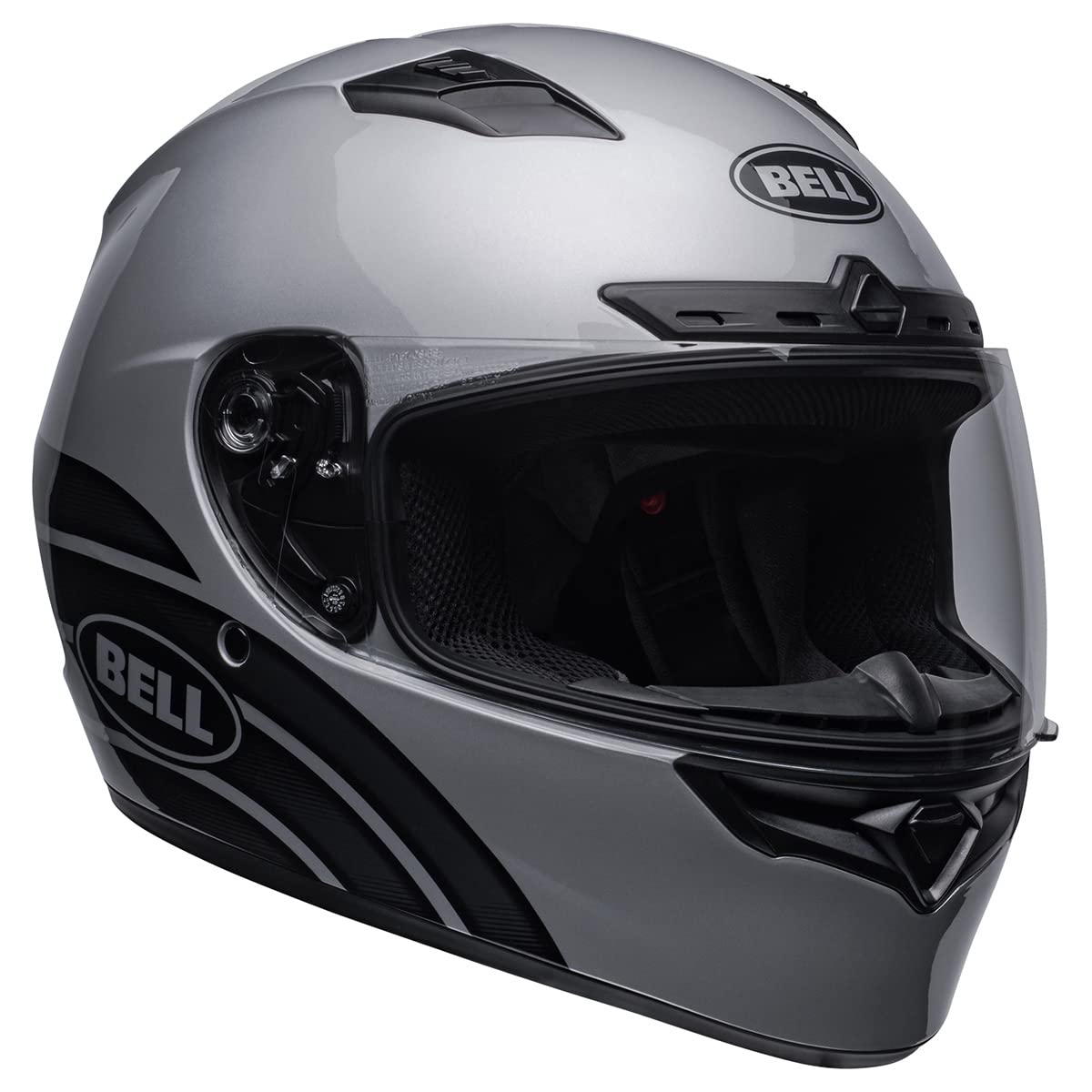 Bell Qualifier Dlx Mips Street Helmet (Ace 4 Gloss Gray/Charcoal - Large)