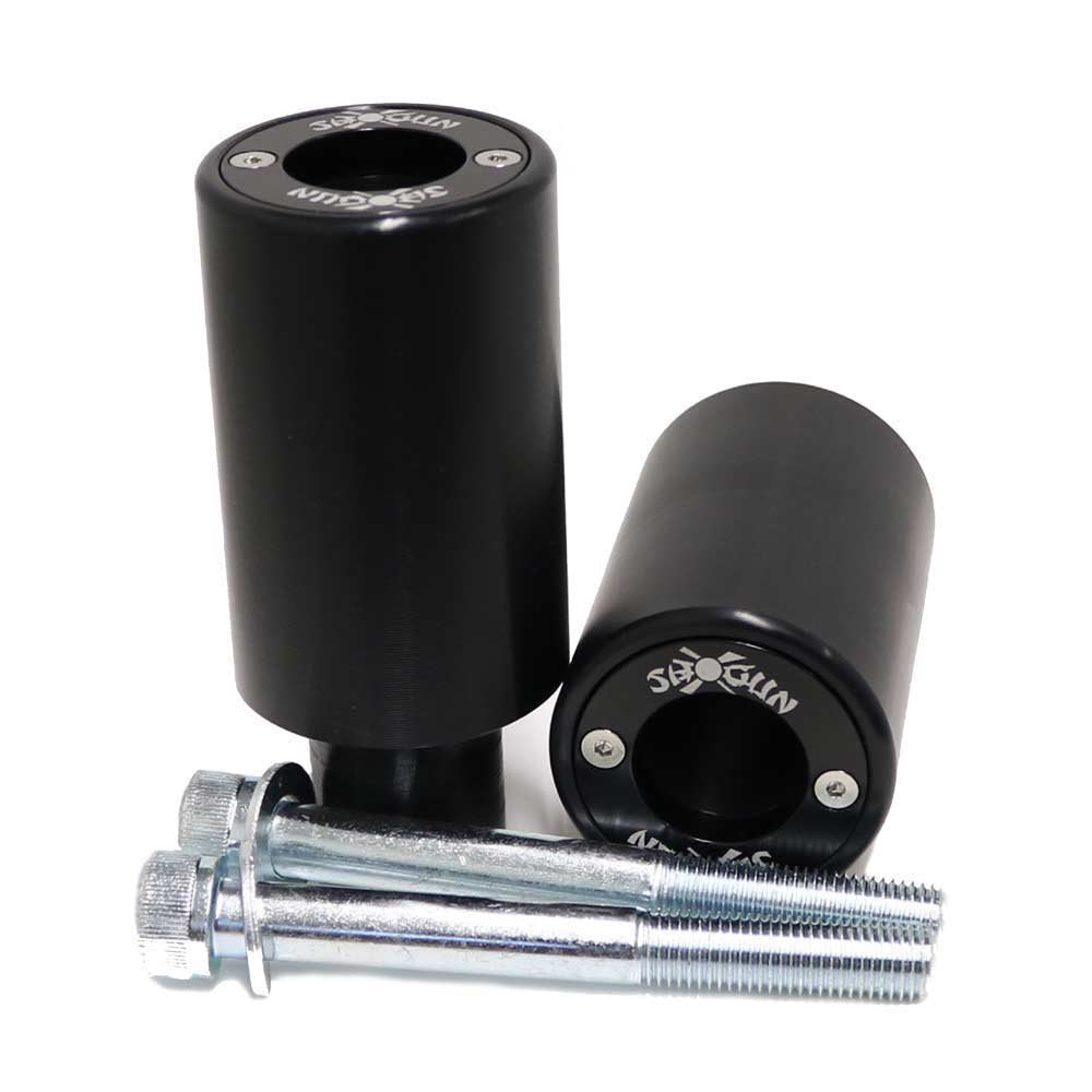 Shogun Kawasaki ZX10R Frame Sliders - Black PA2, Model 715-4959, Fits ABS & Non-ABS Models, No Cut Design, Made in USA
