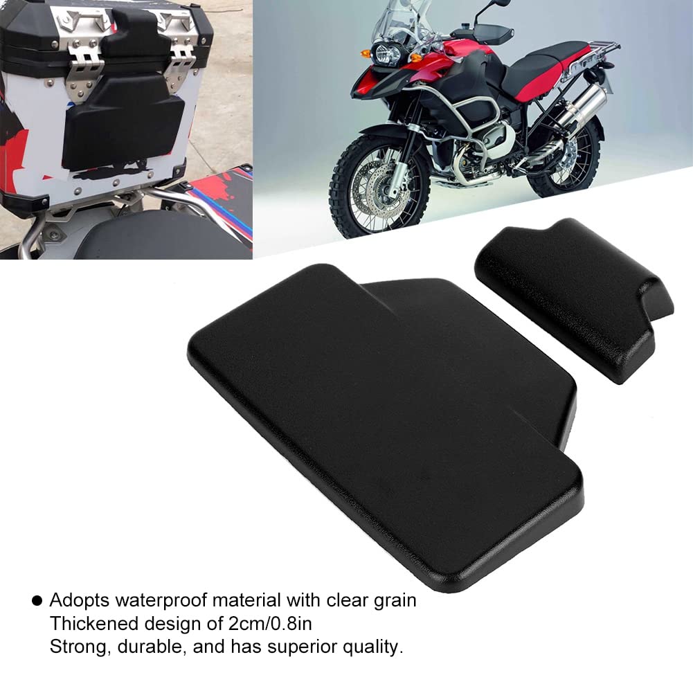 Motorcycle Back Pad, Motorcycle Rear Seat Pad Trunk Passenger Backrest For F800Gs For F800Gs Adv For R1200Gs For R1200Gs Adv (Black)