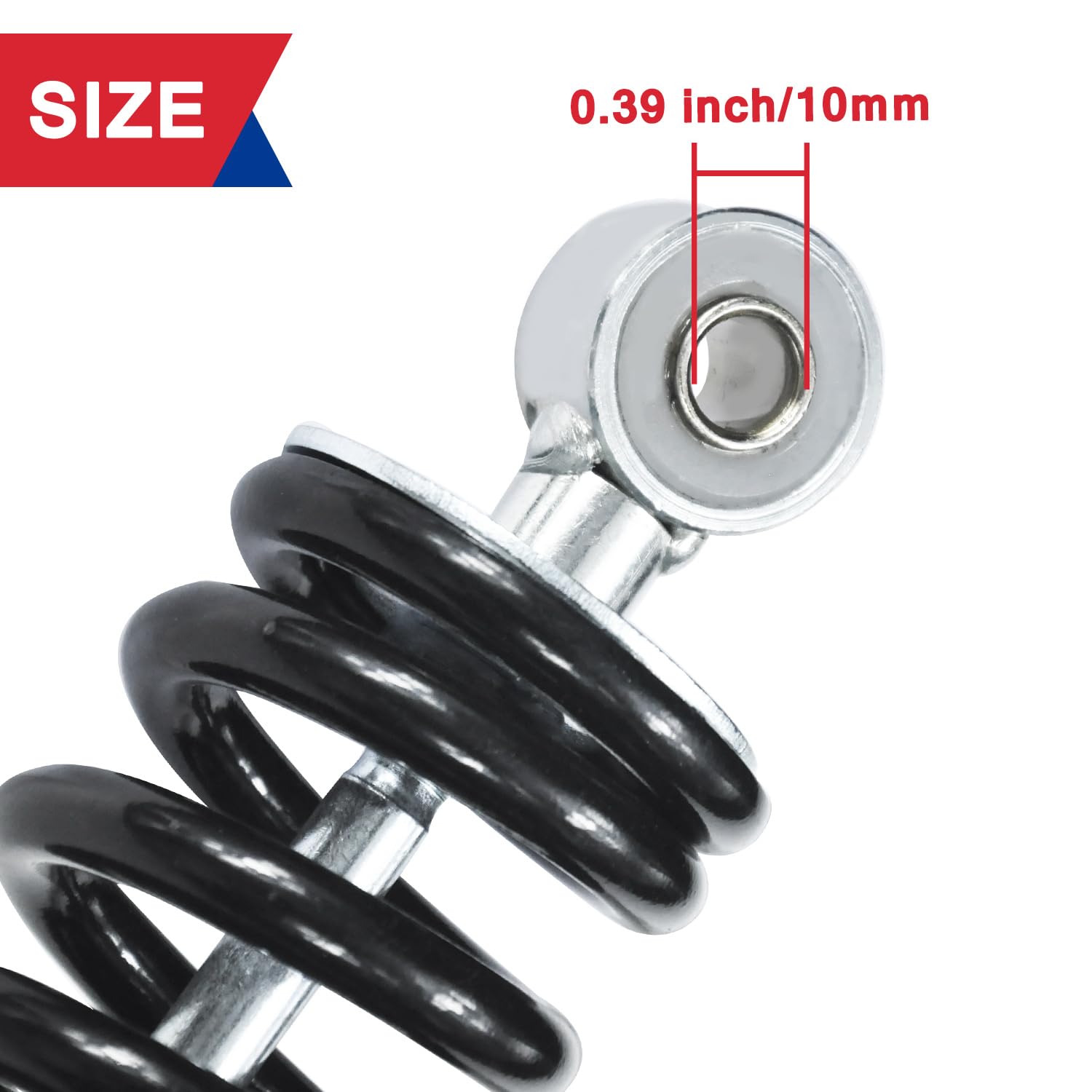 HOOUP 260mm 10.2'' Adjustable Rear Shock Absorbers for 50cc 70cc 90cc 110cc 125cc Baja Motorsports DR70 Tao Tao DB20 Kids Pit Di