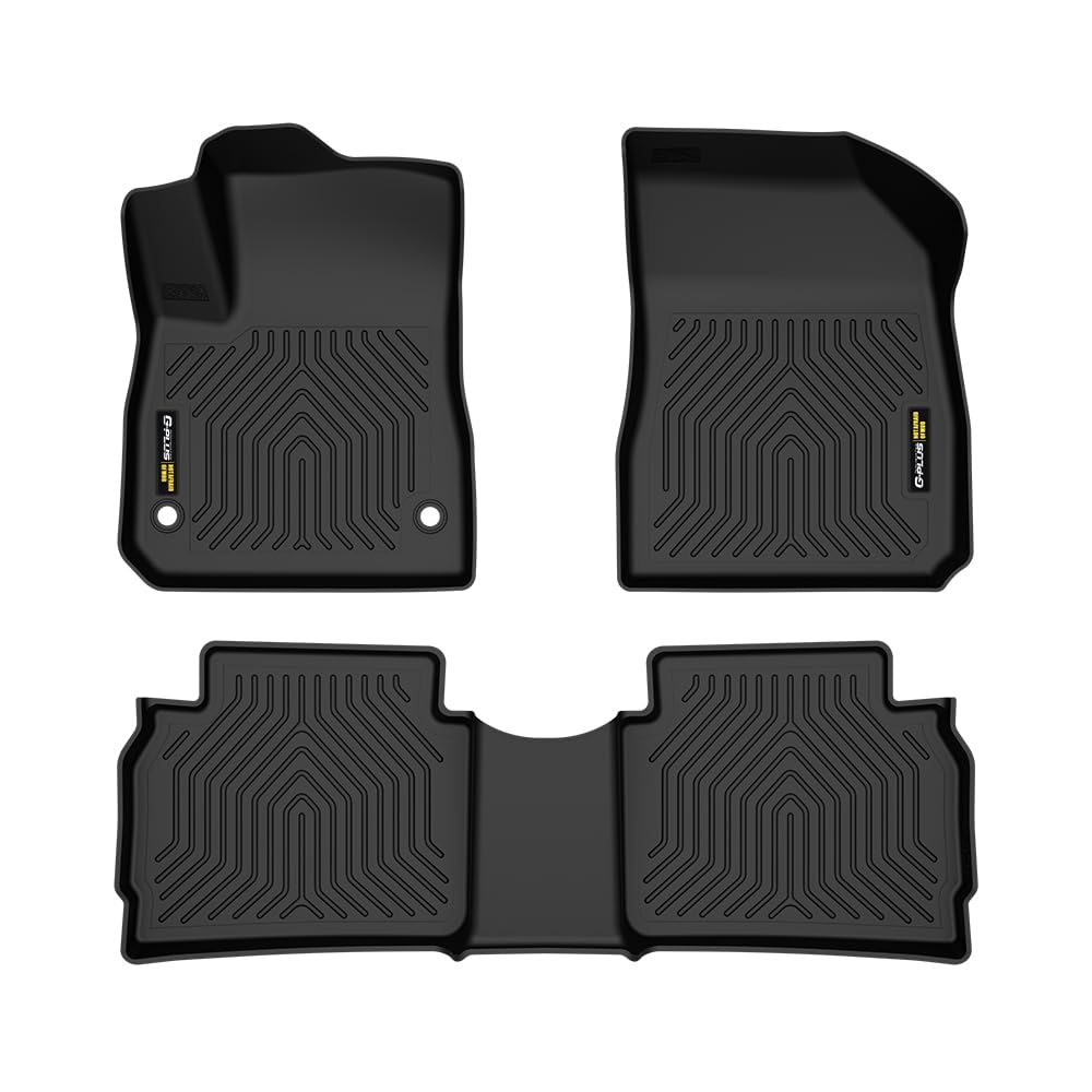 TPE Floor Mats Fit Chevy Malibu 2016-2023 1st & 2nd Row Truck Accessories Cargo Liners All Weather Protection 3PCS Black Alfombr