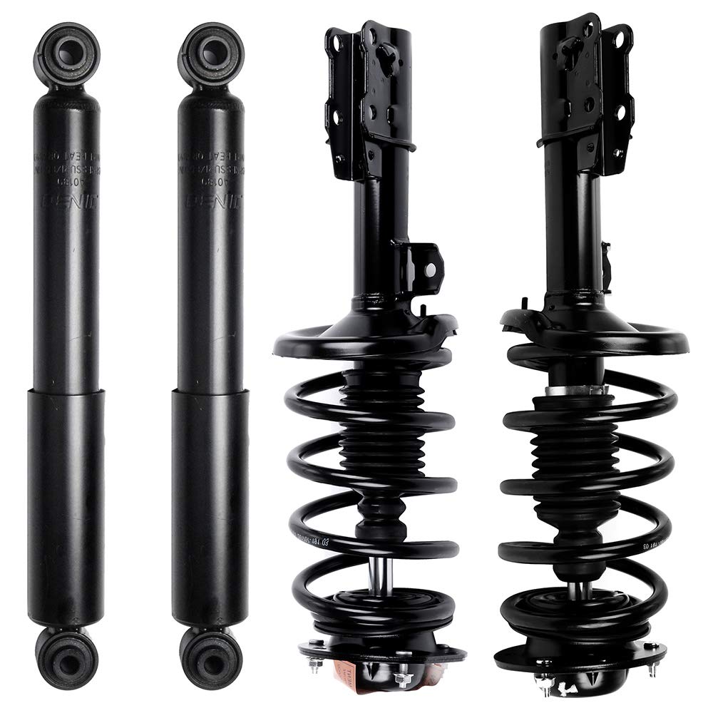 Lsailon Front Complete Struts + Rear Shock Absorbers Replacement For 2004 2005 2006 2007 For Chevrolet For Malibu Set Of 4