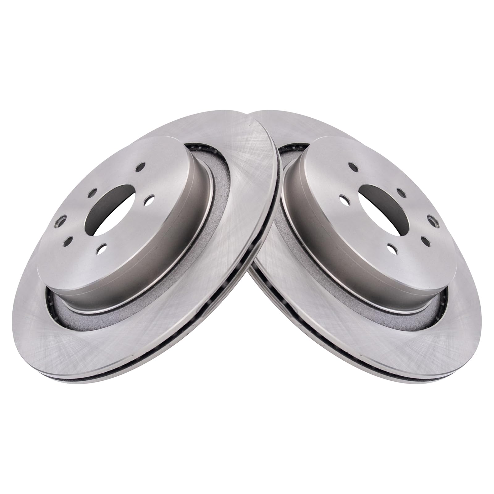 Trq Rear Brake Rotors Set Compatible With 2009-2013 Infiniti Fx50 2011-2013 M37 M56 2014-2023 Q50 2017-2022 Q60 2014-2019 Q70 20