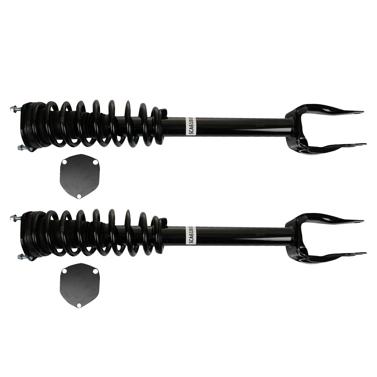 Trq Front Shock & Spring Assembly Set Compatible With 2012-2017 Mercedes-Benz