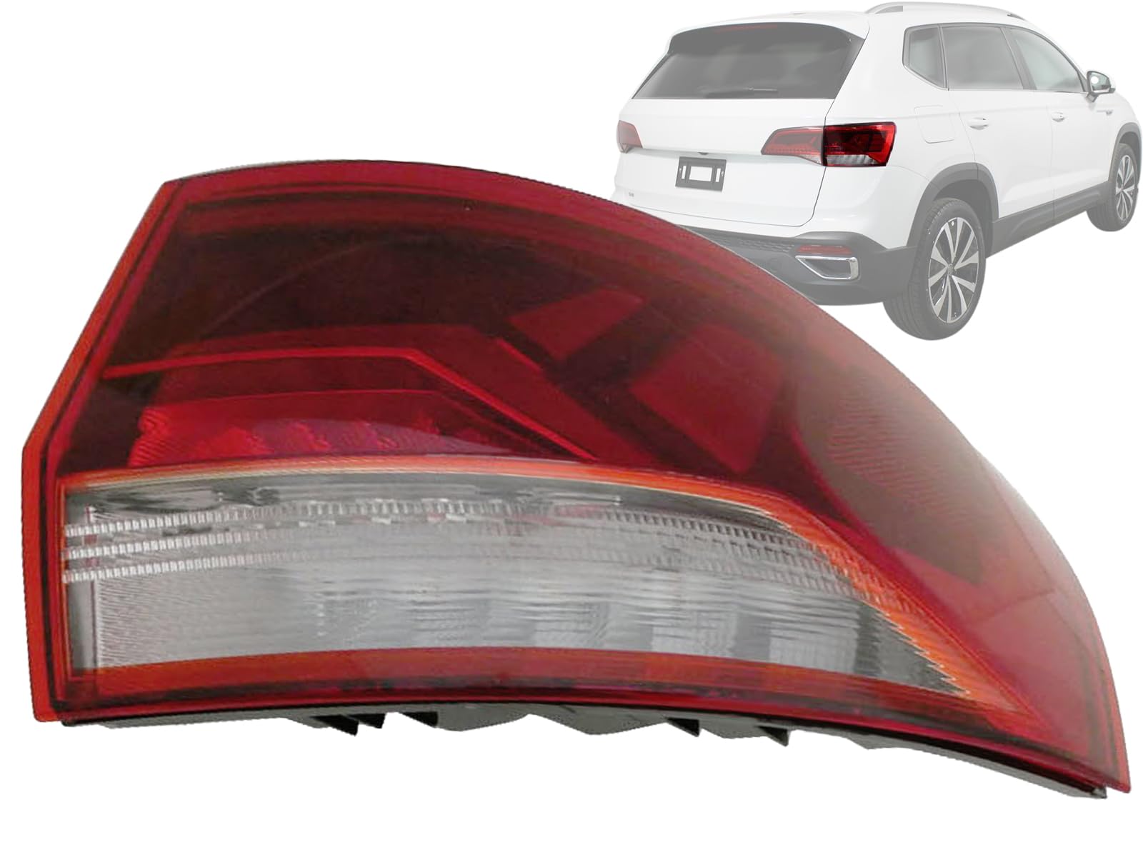 KAP Replacement LED Tail Light Rear Lamp for 2022 2023 Taos Outer Passenger Right Side 2GJ945096A VW2805136