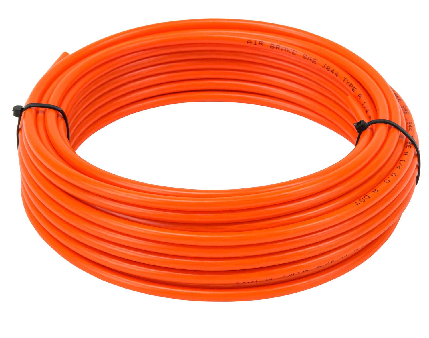 Mytee Products 1/4'' Od X 100' Orange Sae J844 Nylon Air Brake Tubing Dot Approved | Pneumatic Nylon Air Line Hose For Air Brake