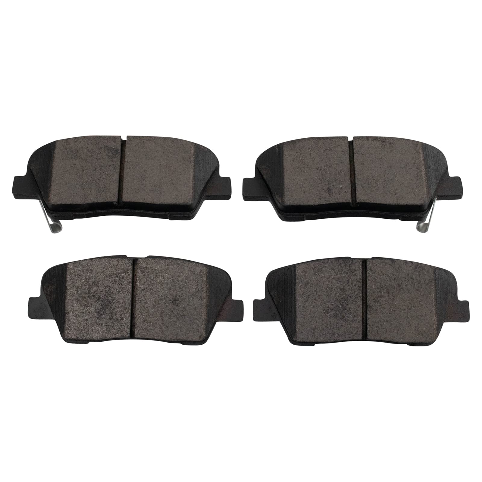 Trq Rear Brake Pad & Rotor Kit Brake Pads Brake Rotor Ceramic Premium G-Coated Compatible With 2017-2018 Hyundai Santa Fe Santa