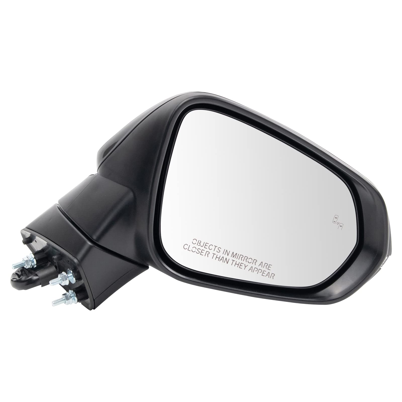 TRQ Right Mirror Compatible with 2018-2021 Lexus NX300 NX300h