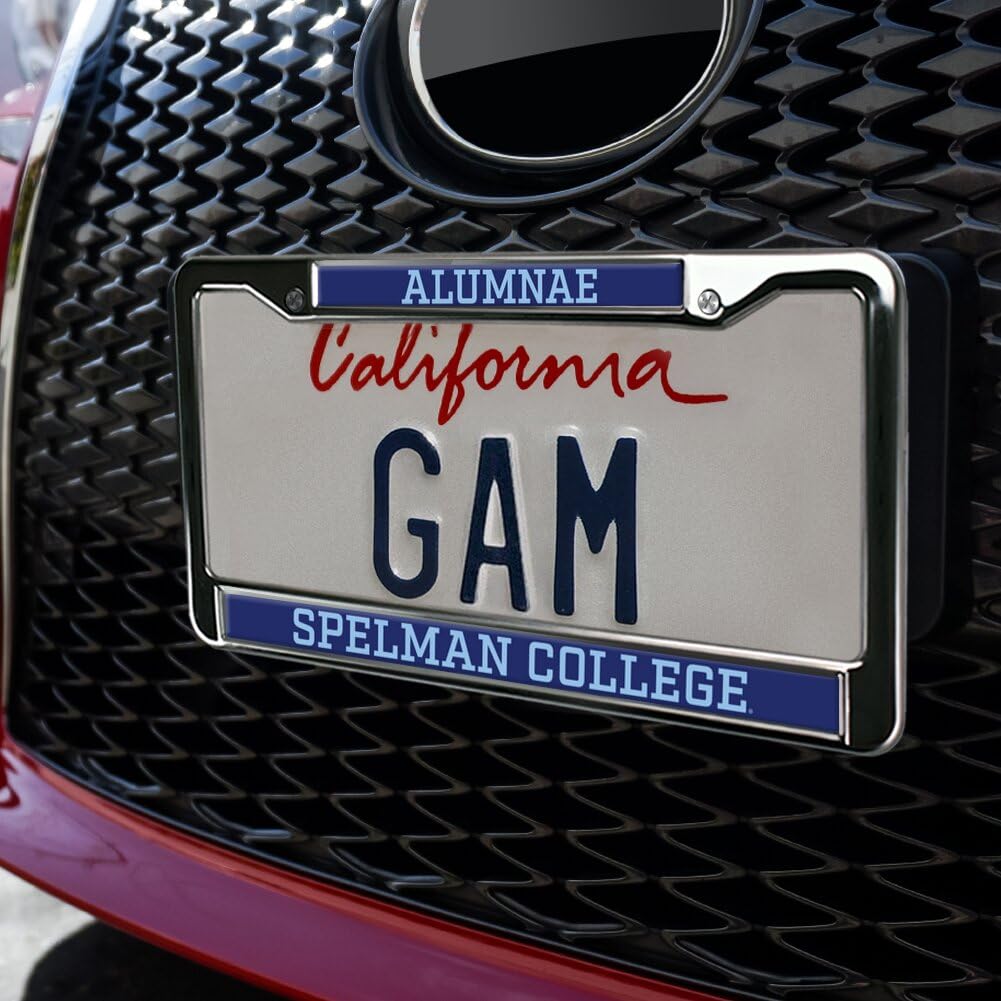 GRAPHICS & MORE Spelman College Alumni Metal License Plate Frame - Full Size, Spelman Jaguars Color