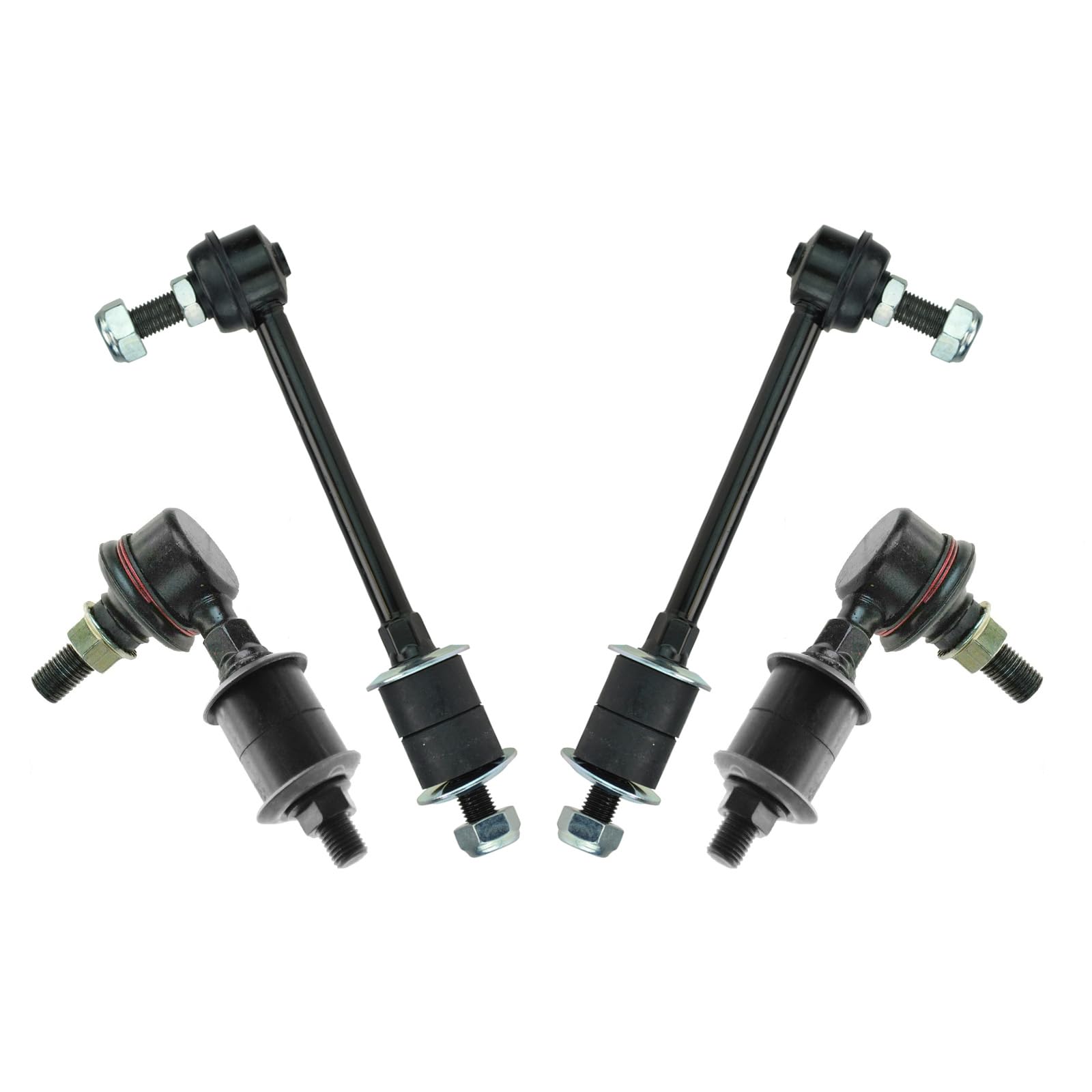 Trq Sway Bar Stabilizer Link Set Front & Rear Compatible With 91-93 Nx 90-95 Sentra