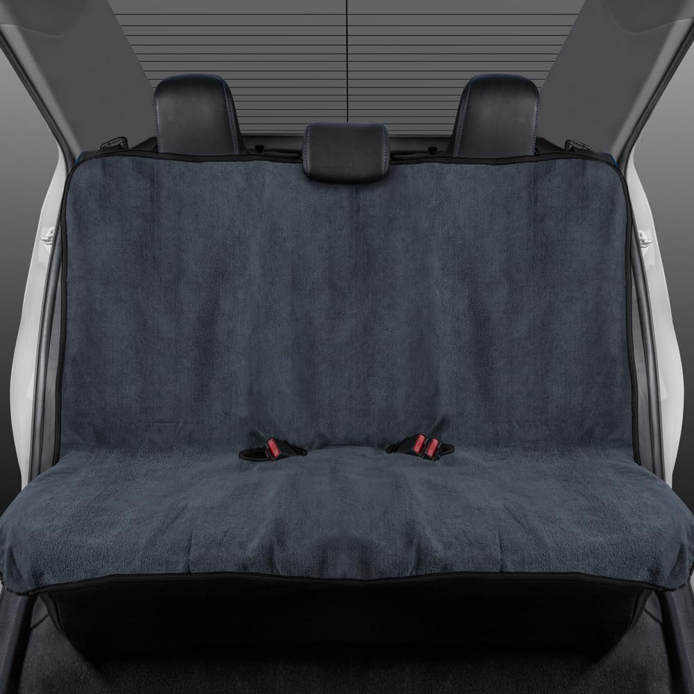 BDK UltraFit Towel Cloth Seat Covers for Cars Rear Bench Car Seat Cover Towel - Universal Fit Washable & Waterproof Seats Protec