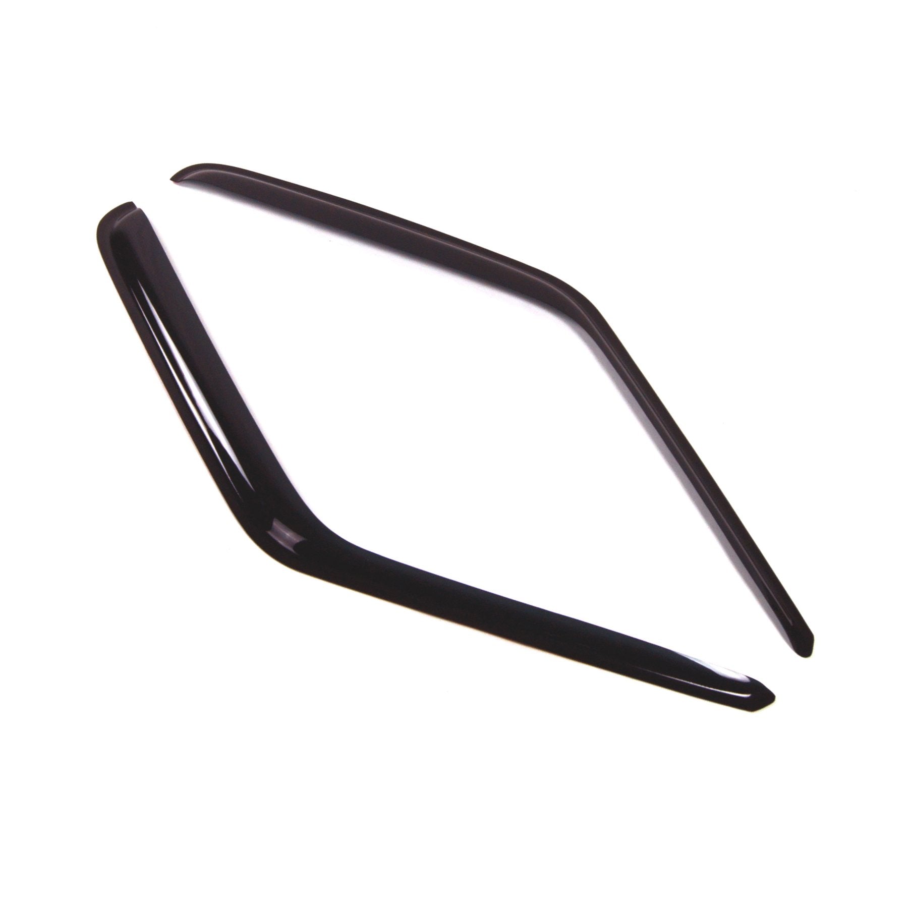 Tuningpros Outside Mount Window Vent Visors Rain Guards Compatible With Ford F-250 1980-1996 | Side Window Wind Deflectors Rain