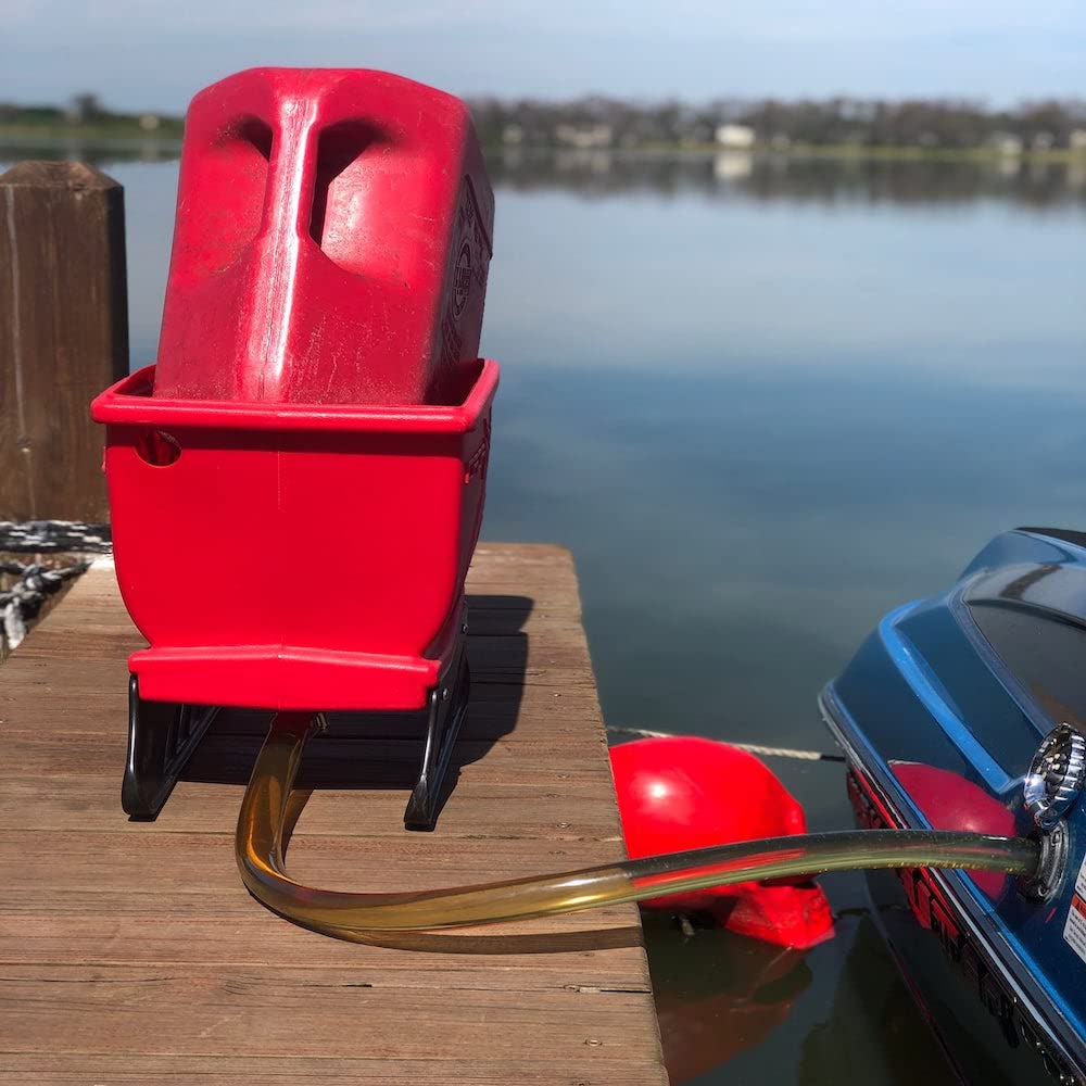 Drop N Fill - The Self-Supporting Fuel Transfer System, Makes Filling Your Boat, Atv Or Vehicle Easier Than Ever Before, Fits Almost Any 5 Gallon Gas Can
