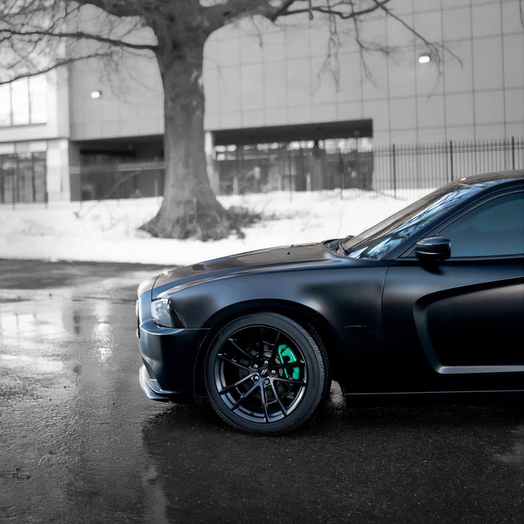 VViViD Satin Finish Vinyl Wrap Film, 2ft x 5ft, Black, Model: vv+satinblk_2x5