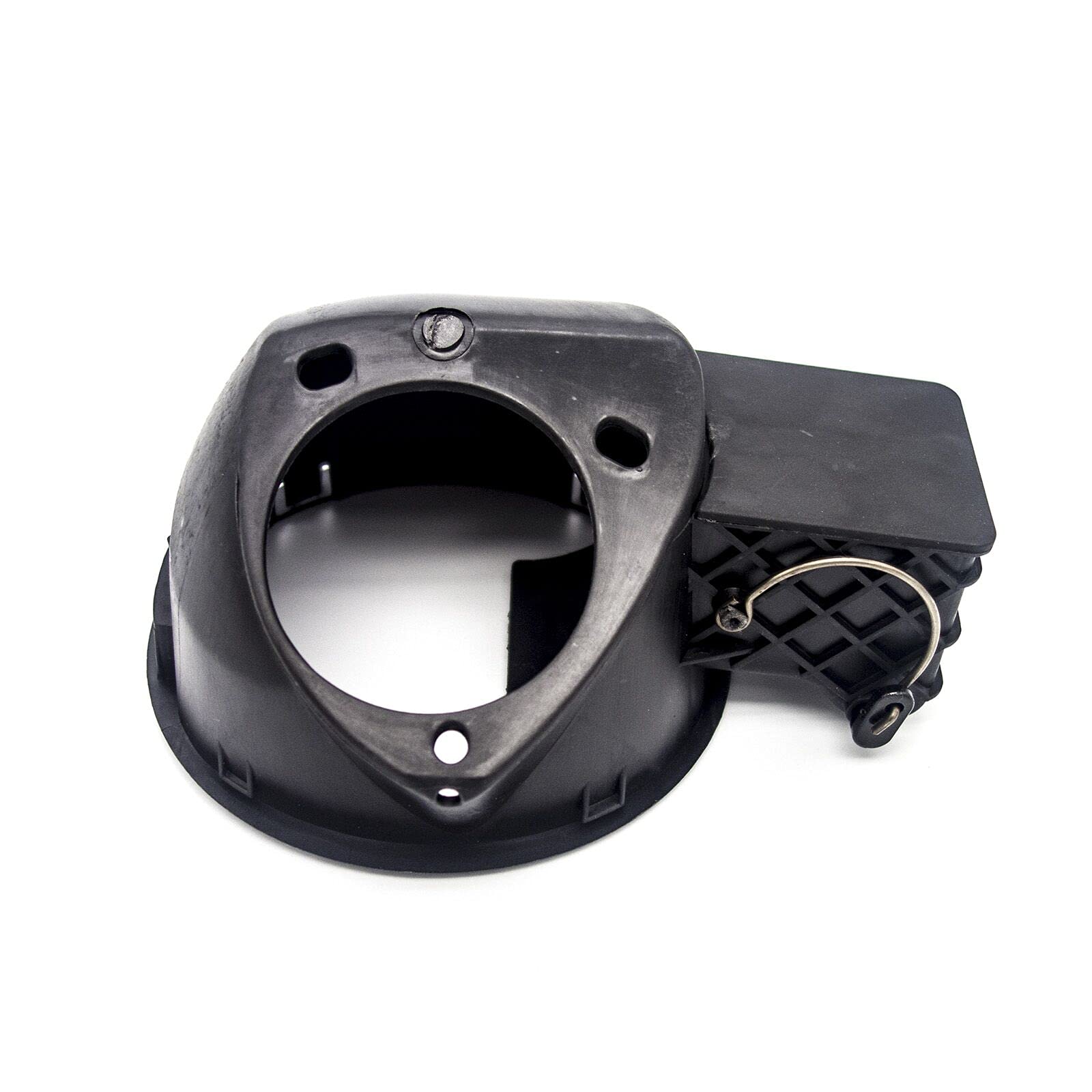 POWERWORKS Fuel Filler Door Housing Pocket Assembly for Ford F150 2004-2008, Lincoln Mark LT, Aluminum, Model C2-131-12-2-US
