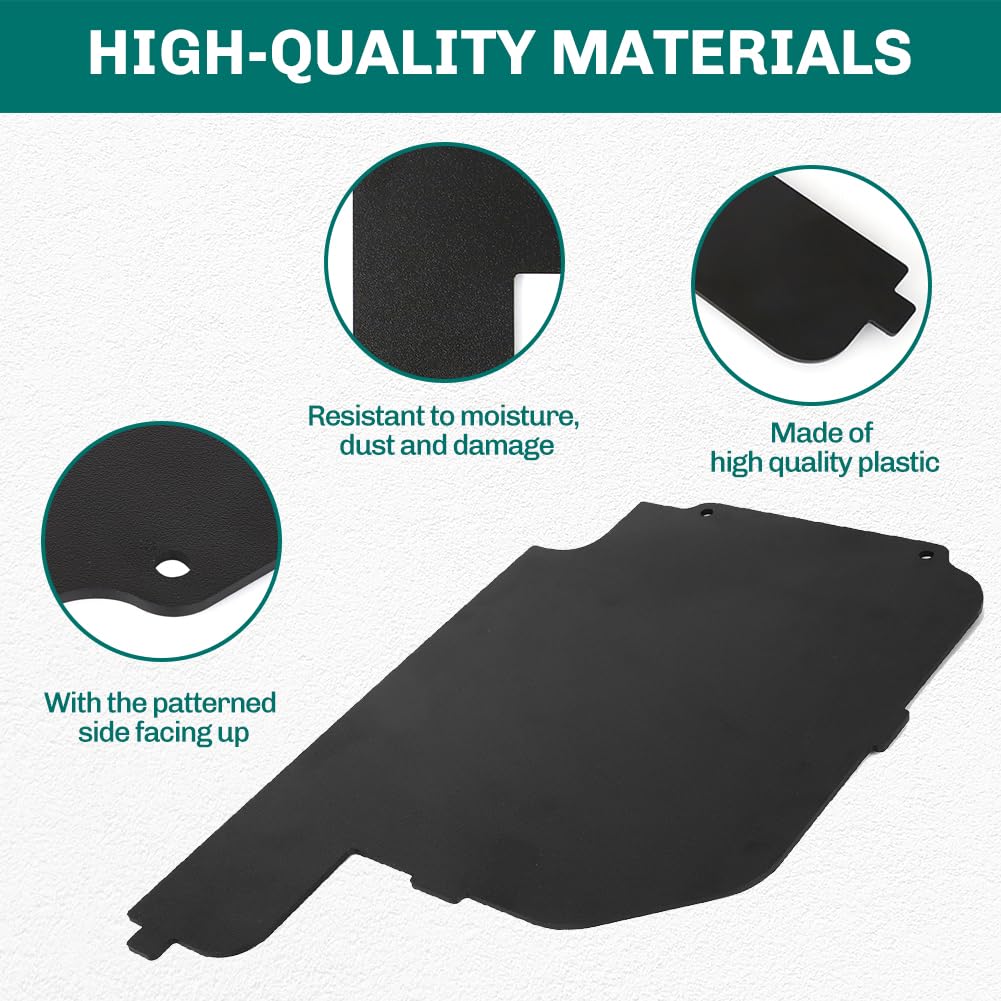 Motoparty Battery Cover Box Lid Fit for 2006-2009 Yamaha Rhino 450 (YXR450F)& 2004-2008 Yamaha Rhino 660 (YXR660F) Replace for O