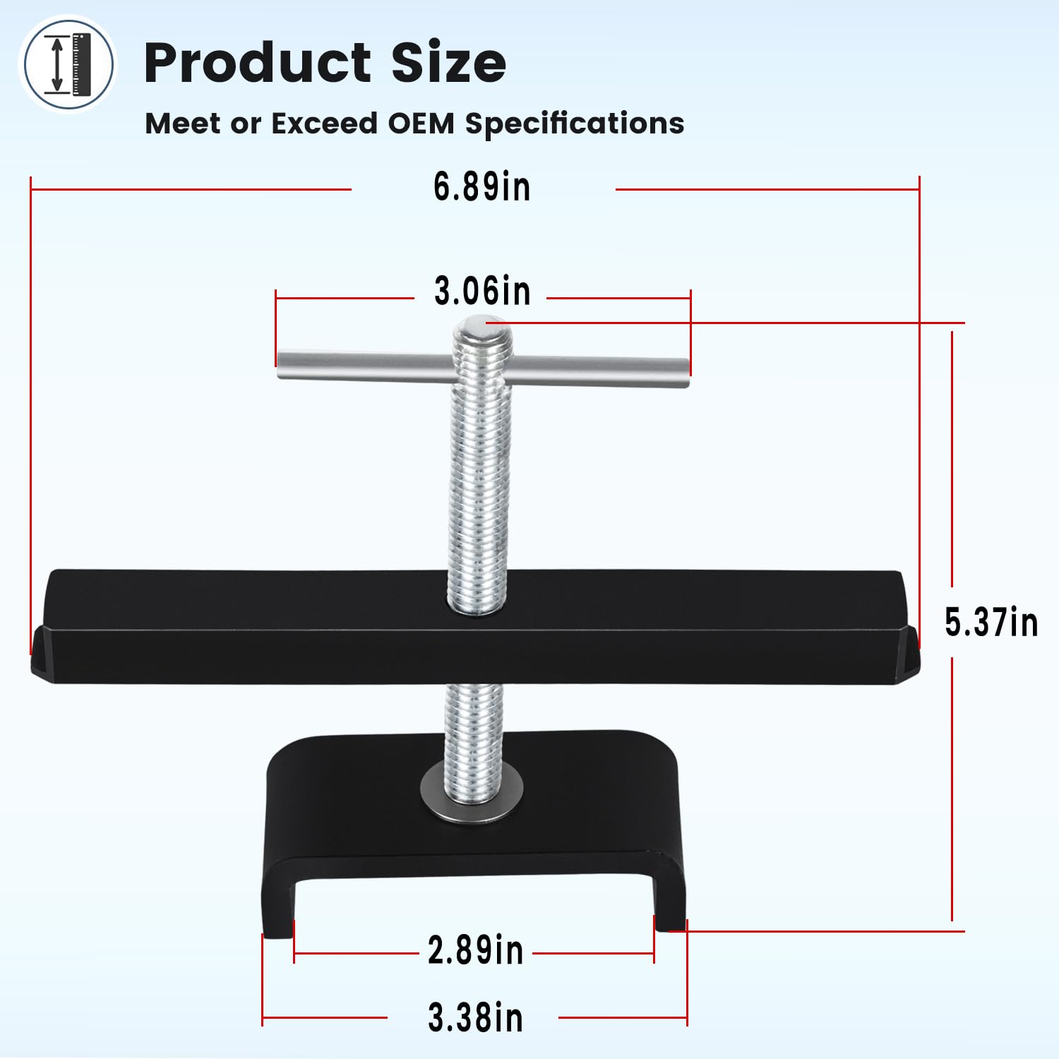 Sunluway T-0151 Rear Clutch Spring Compressor Tool for GM 250/350 Series, 4T80-E, 700R4, 4L60E, 4L