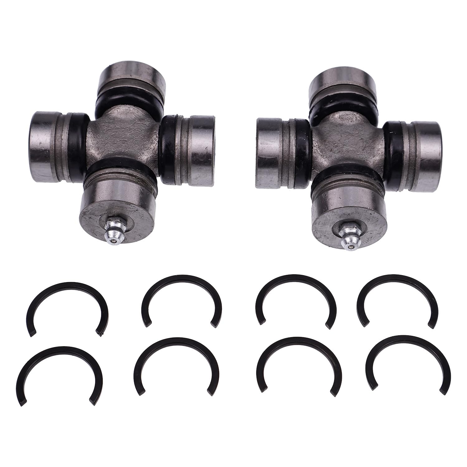 WQSING 2X Universal Joints Rear Wheel Propeller Shaft K7571-91320 Compatible with Kubota RTV 900 4x4 2003-2008 Inner Outer Trans