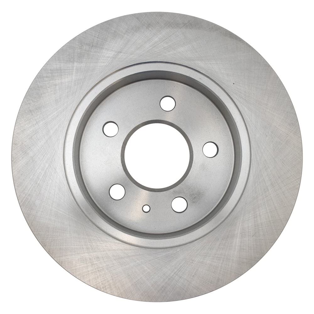 Trq Rear Brake Rotors Set Solid Compatible With 2005-2009 Audi A4 A4 Quattro