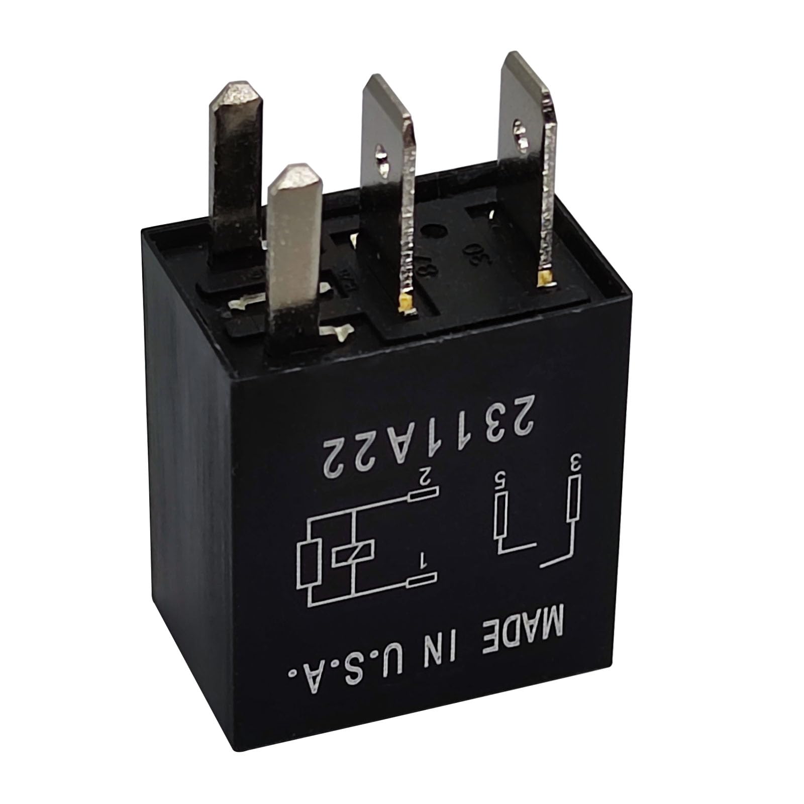 Casalytics Relay 8T2T-14B192-AB Set of 2, 12VDC 4 Pins Plug-in Automotive Relay for Select Ford Vehicles