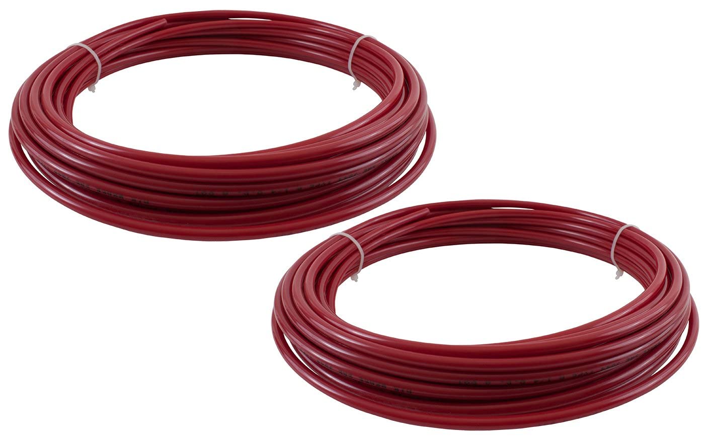 Mytee Products (2 Pack) 1/4'' Od X 100' Red Sae J844 Nylon Air Brake Tubing Dot Approved | Pneumatic Nylon Air Line Hose For Air