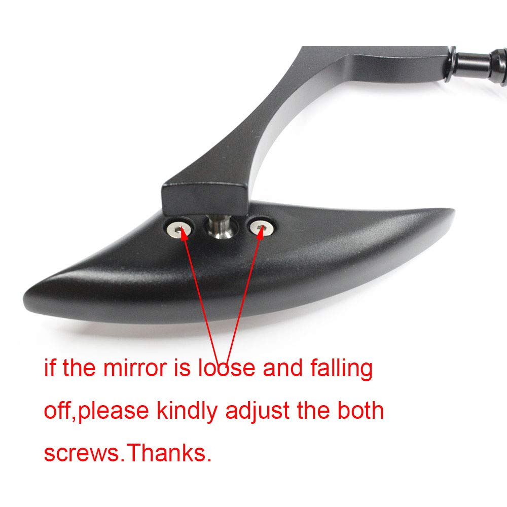 Motorcycle Black Blade Rear View Mirrors For Harley Cruiser Bobber Chopper Sportster 883 1200