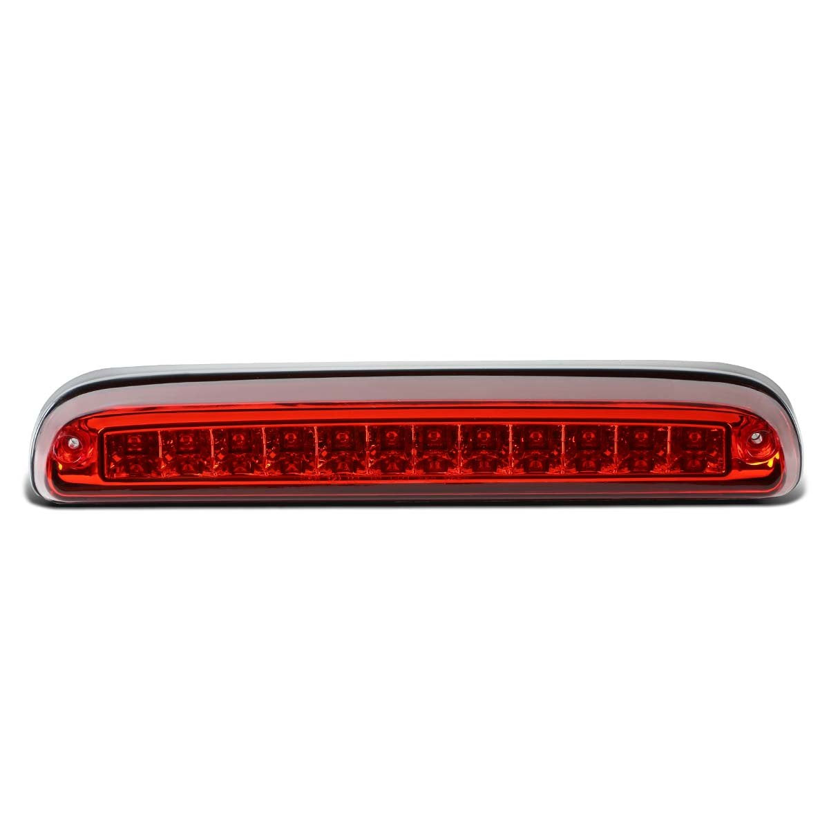 Dna Motoring 3Bl-Fran93-Led-Rd Red Lens Led Third Tail Brake Light [Compatible With 93-11 Ranger / 99-16 F250-F550 Sd / 01-05 Ex