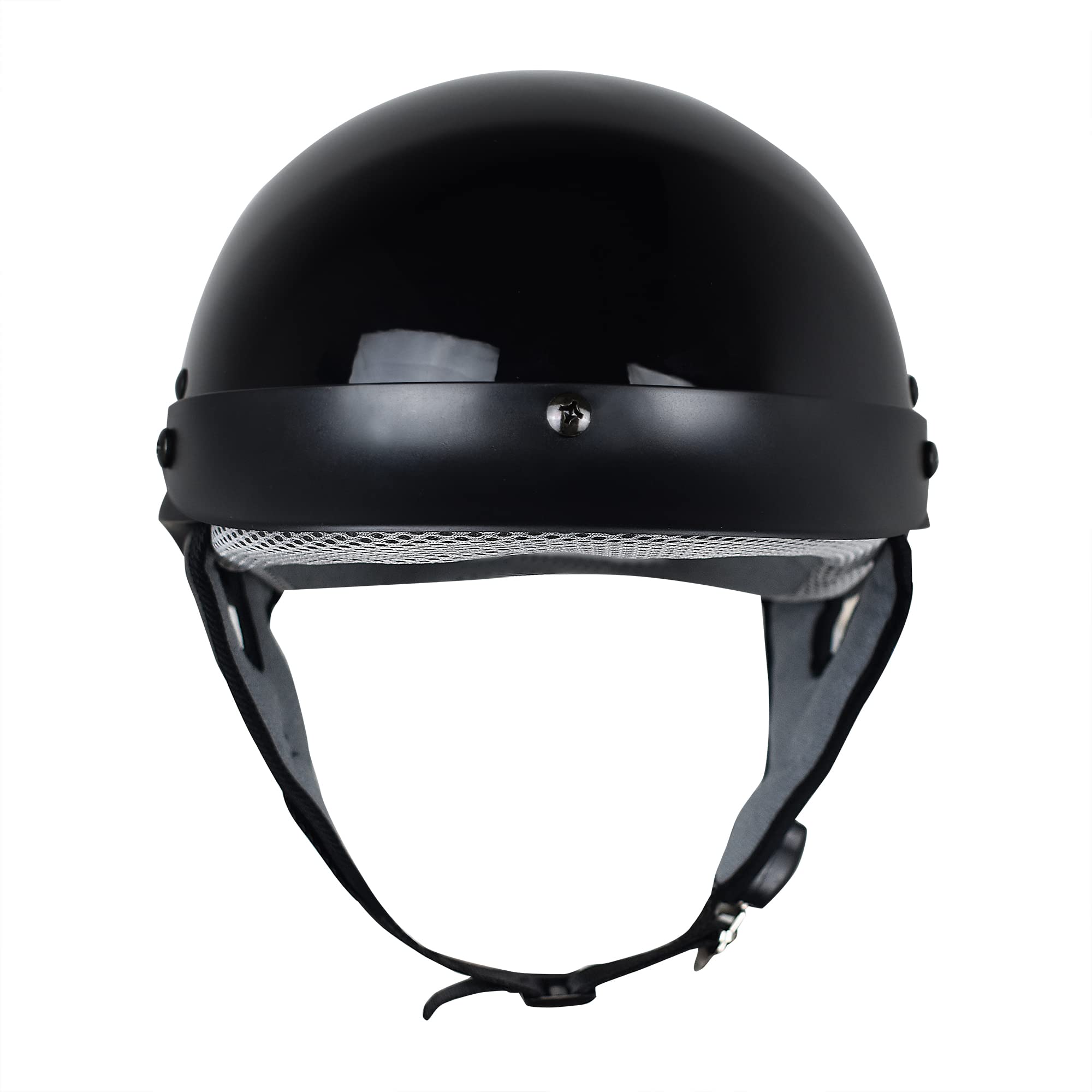 CHCYCLE Helmets for Adults Motorcycle Half Helmet Casco para Motocicleta for Women Men DOT Approved Cycling Motocross (Large, Br