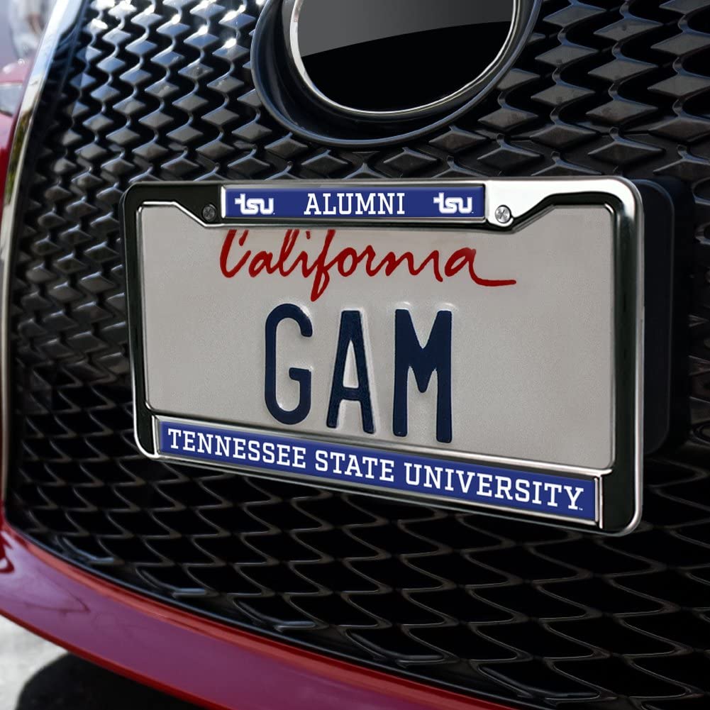 Tennessee State University Alumni Logo Full Size Standard License Plate Metal Frame