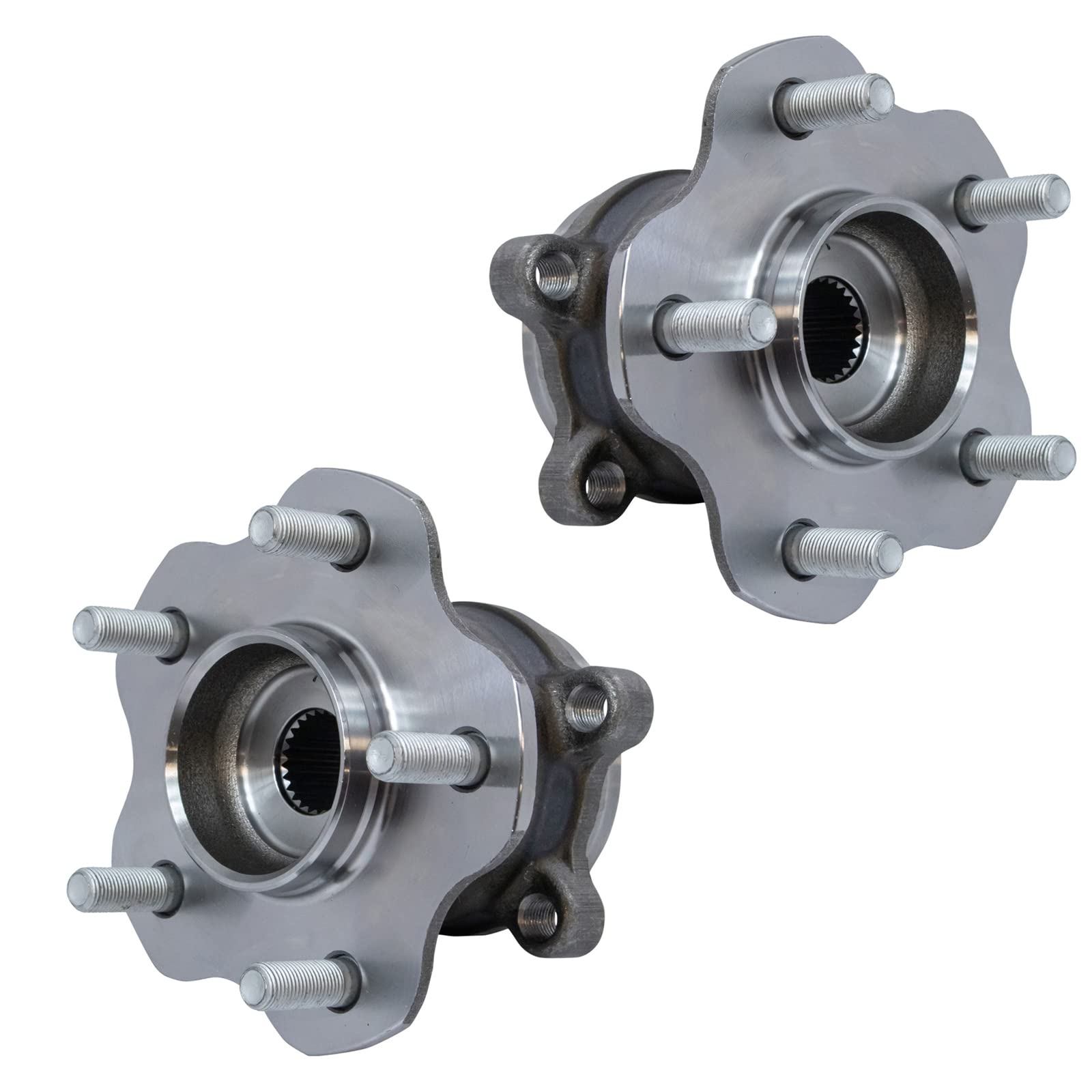 Trq Rear Wheel Hub Bearings Assembly Set Compatible With 2014-2017 Nissan Juke 2014-2019 Rogue 2014-2015 Rogue Select 2017-2022