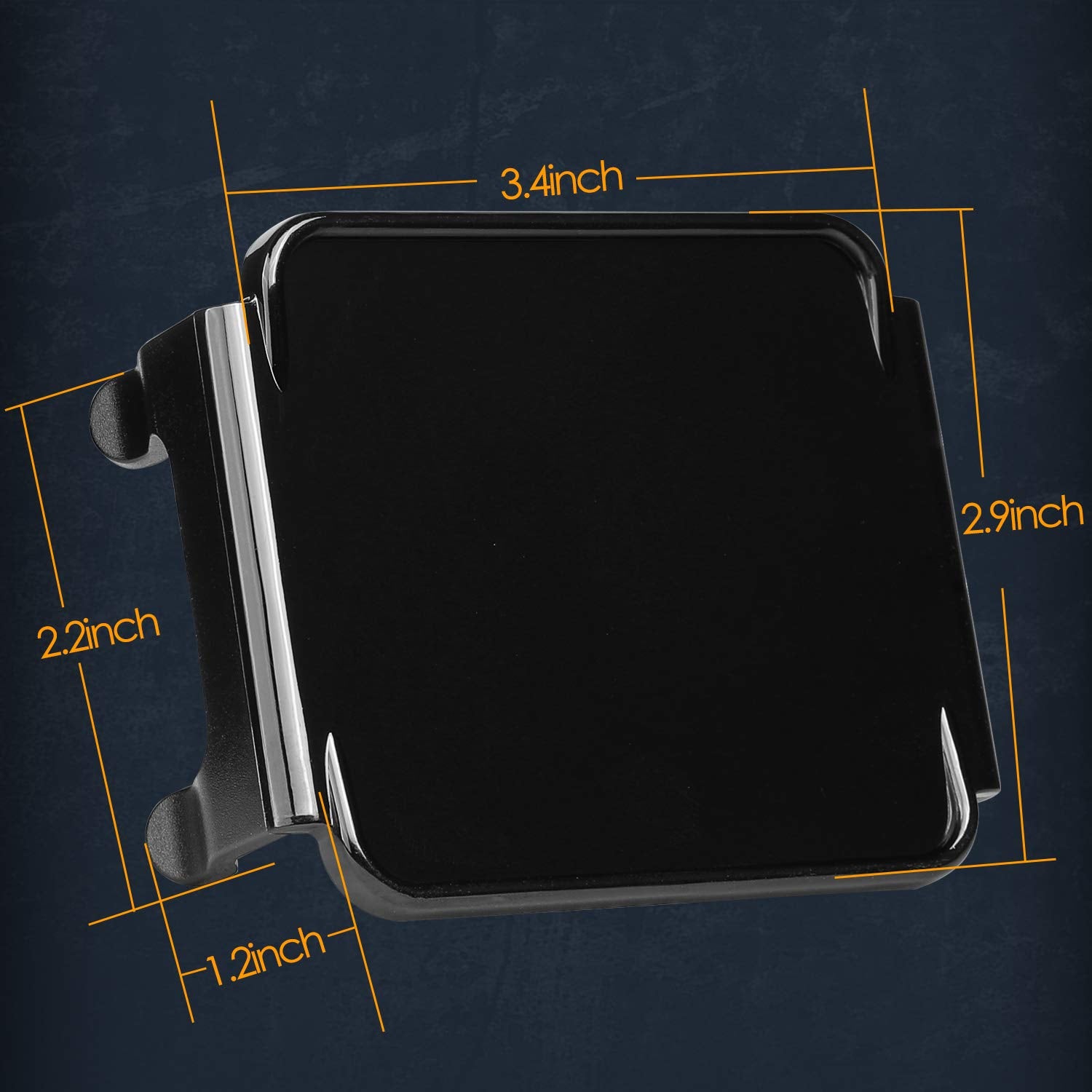 Black Led Cube Light Covers, Nirider 2Pcs 3 Inch Light Bar Covers For Square Led Pods, Work Lights, Off Road Lights, Driving Lights, Fog Lights