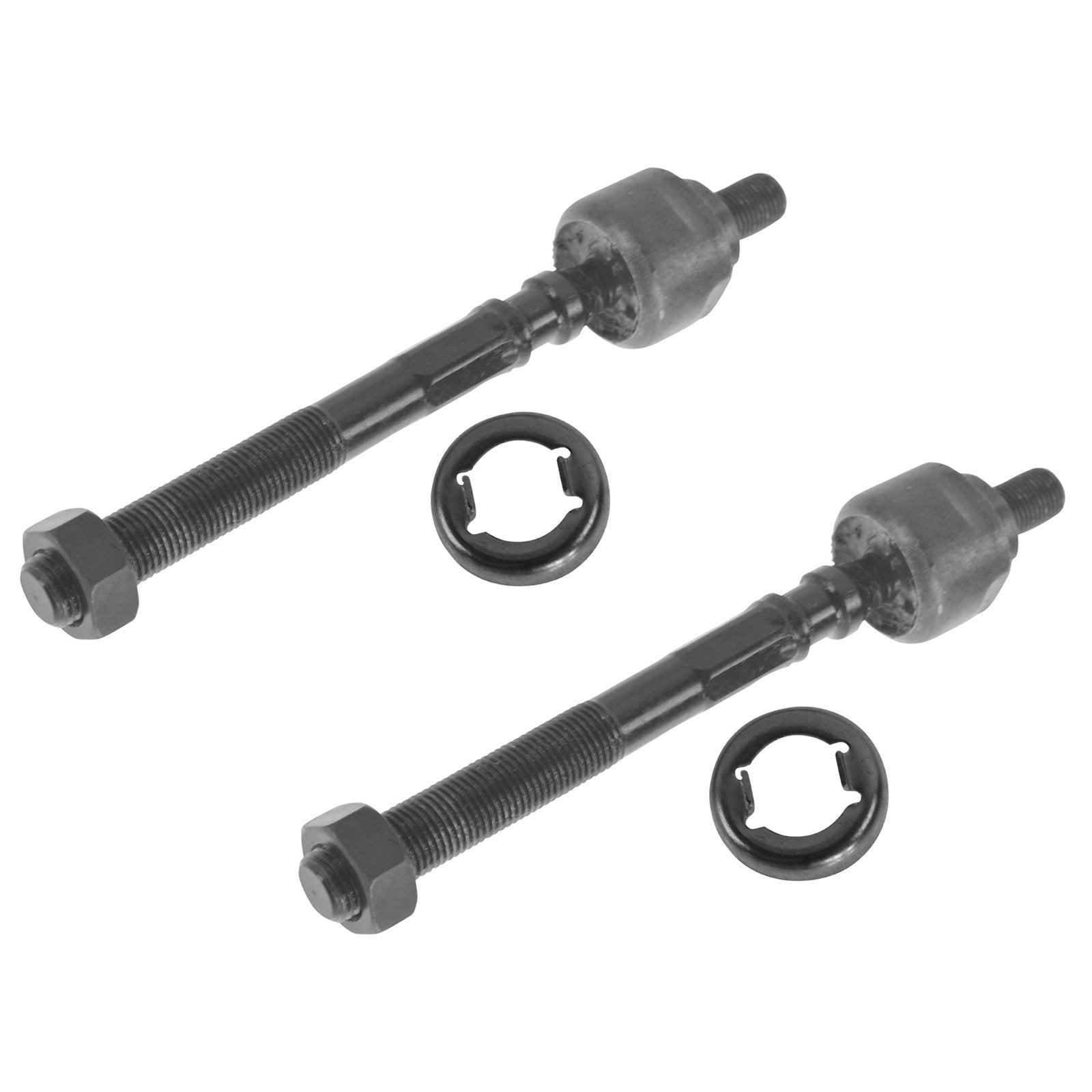 TRQ Front Inner Tie Rod Set Compatible with 1996-2000 Honda Civic